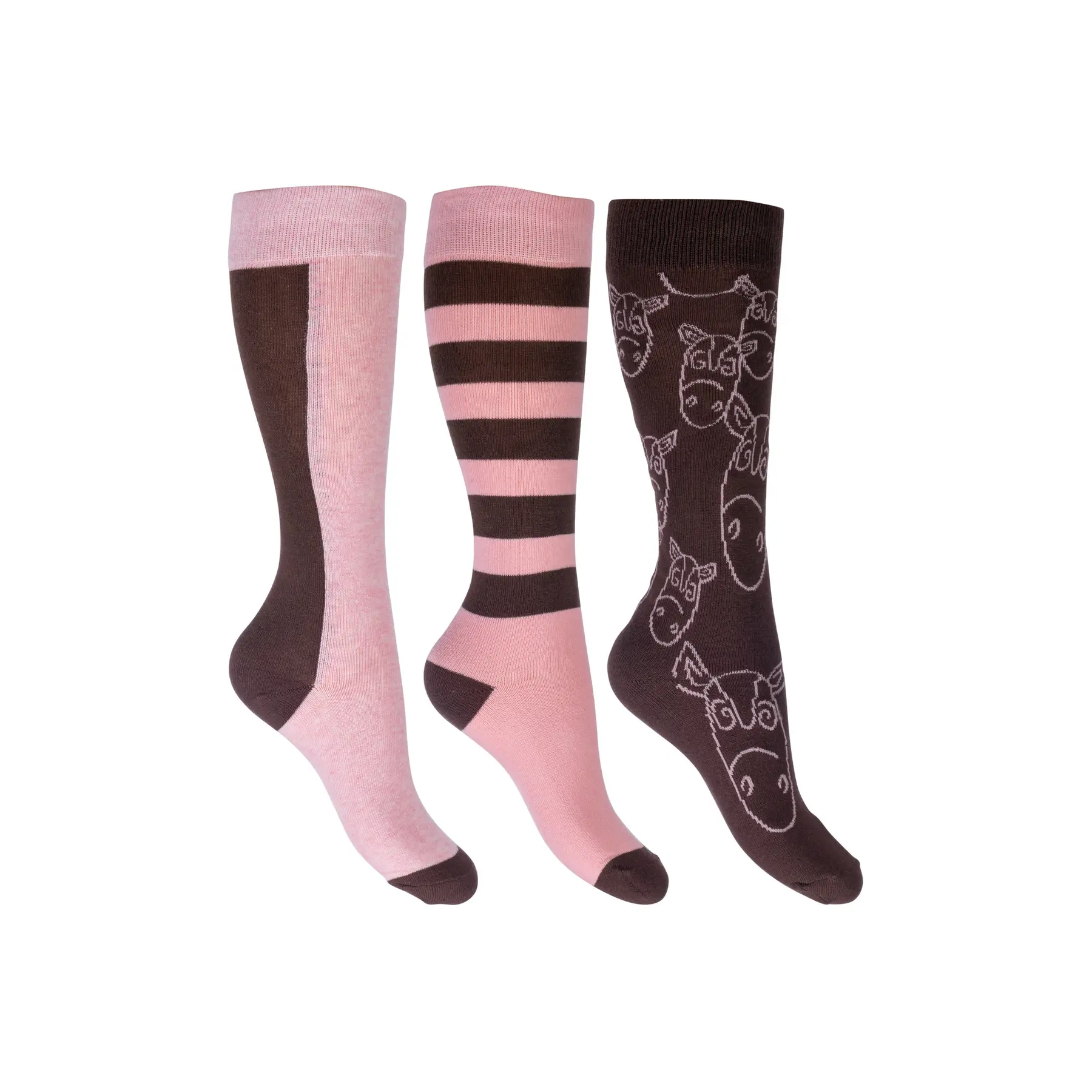 Children's riding socks HKM Kids Houston (x3)
