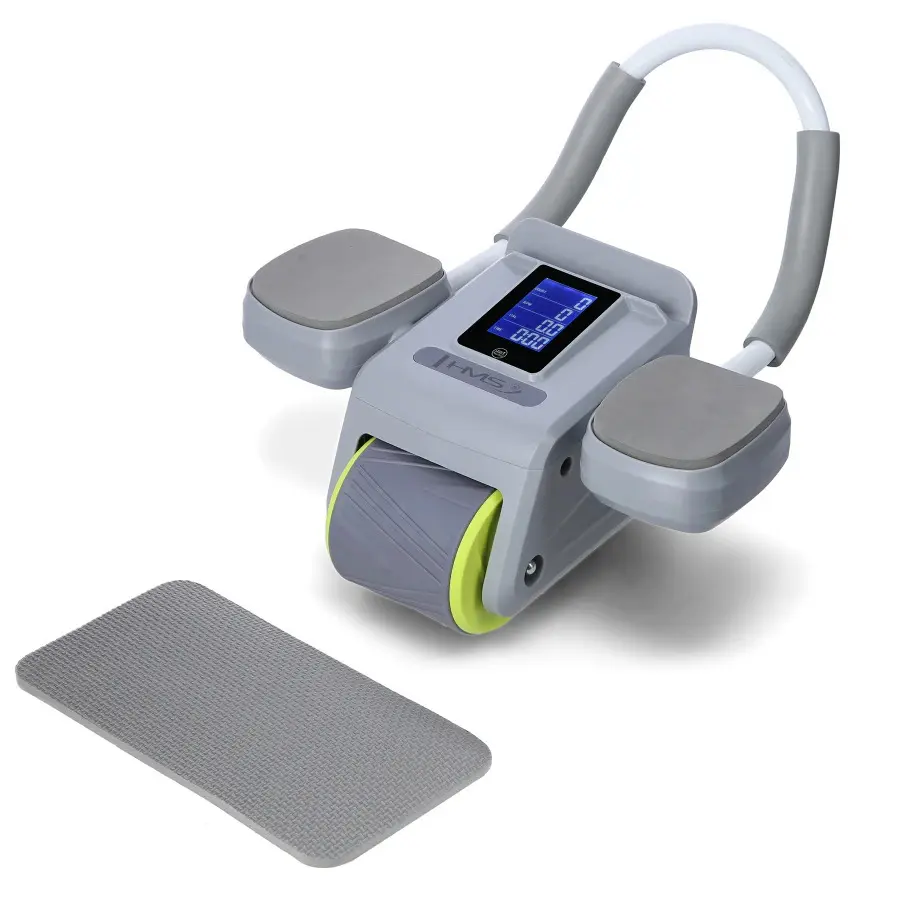 Automatisches Abdominalrad mit LCD-Bildschirm und Ladegerät HMS KA08