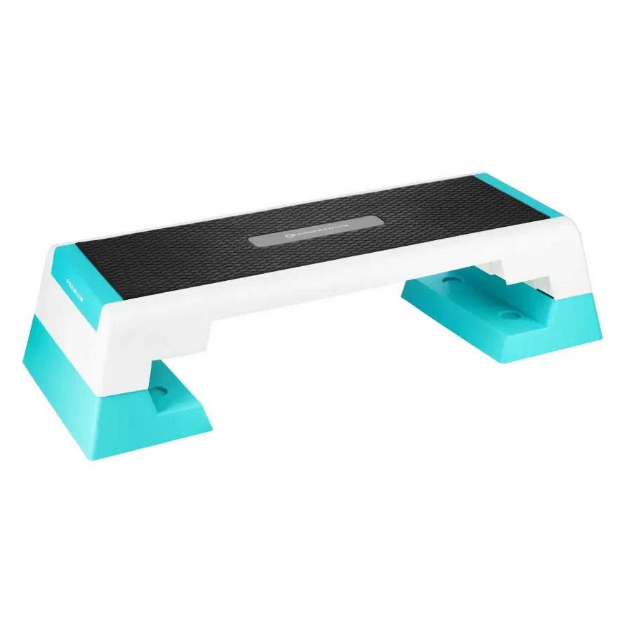 As007 Step Bianco/menta Per Aerobica Hms Premium