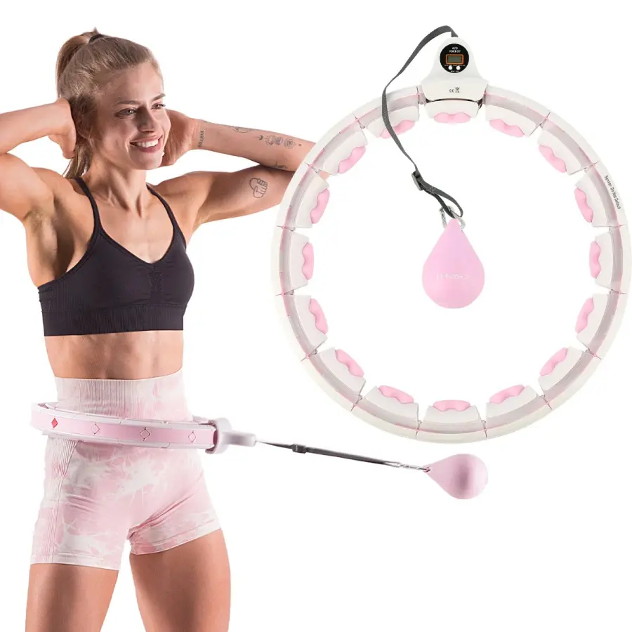 Magnetisches Hula-Hoop-Set mit Schwebeball und Zähler für Frauen HMS HW06