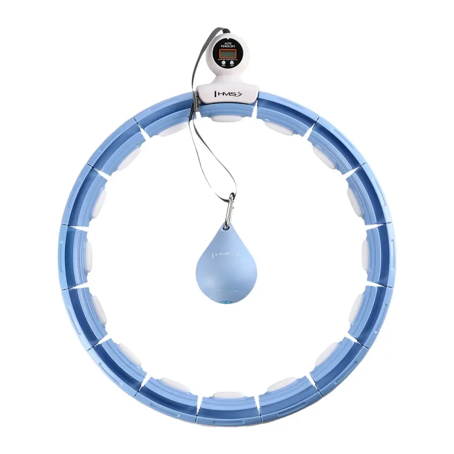 Hms Damen Blau Magnetisches Hula-Hoop-Set Mit Schwebeball Und Stütze Für Taille Hhm15