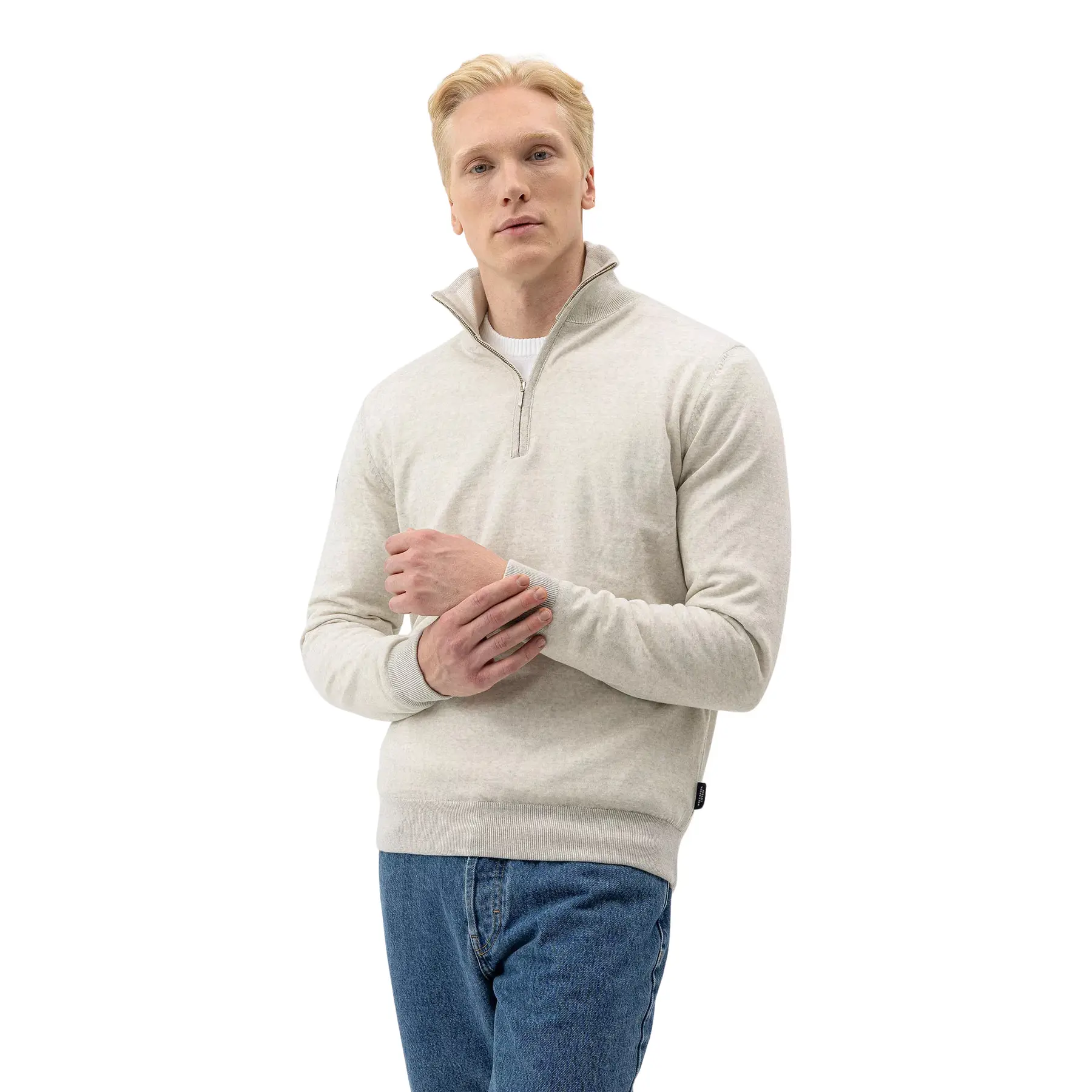 Felpa con 1/4 di cerniera Holebrook Jesper