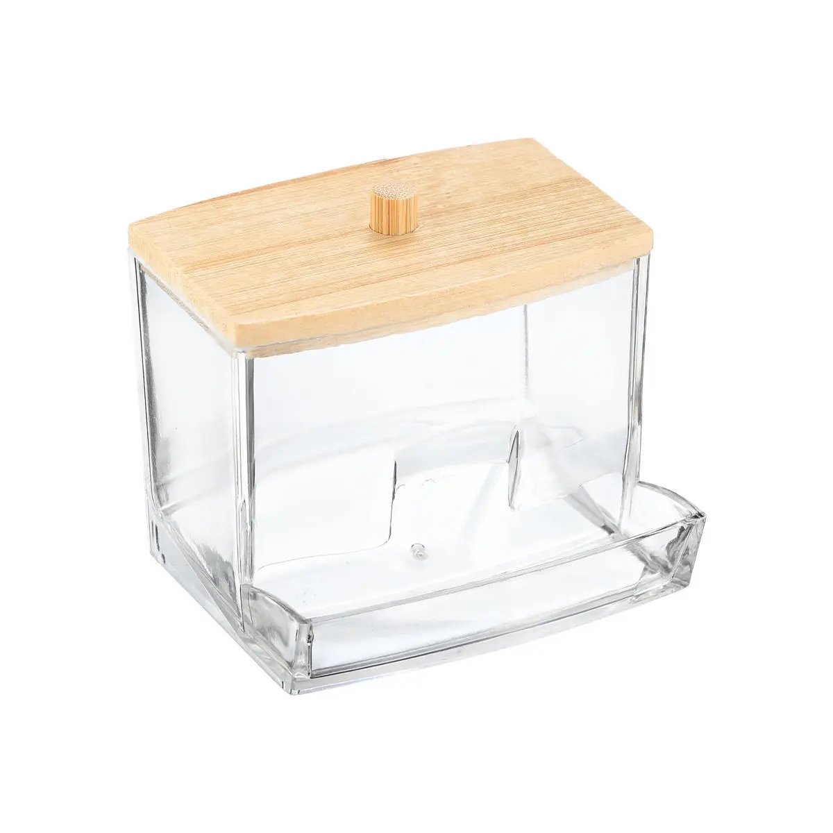 Aufbewahrungsbox für Aufkleber mit Bambusdeckel Homely