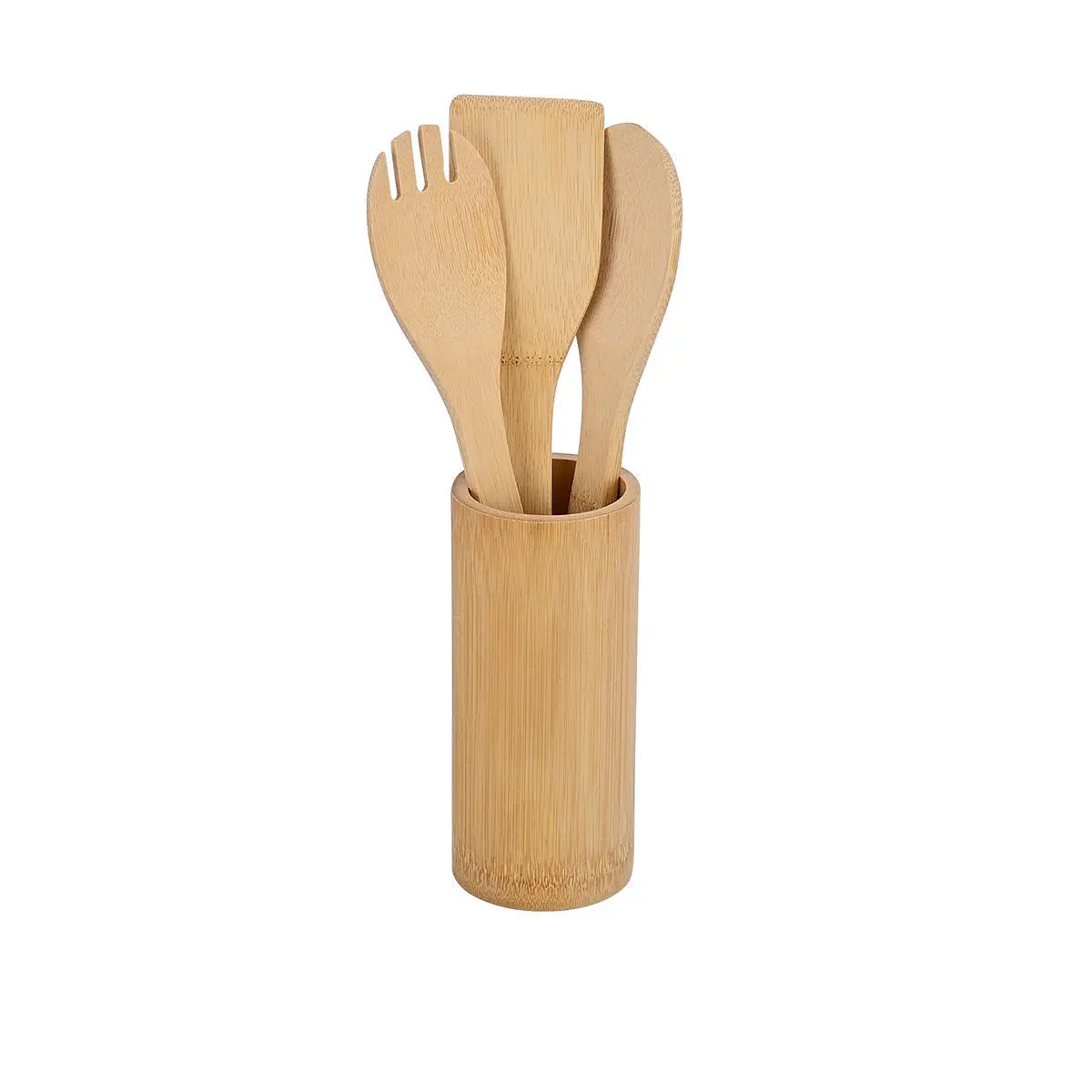 Küchenutensilien aus Bambus mit Etui Homely (x4)