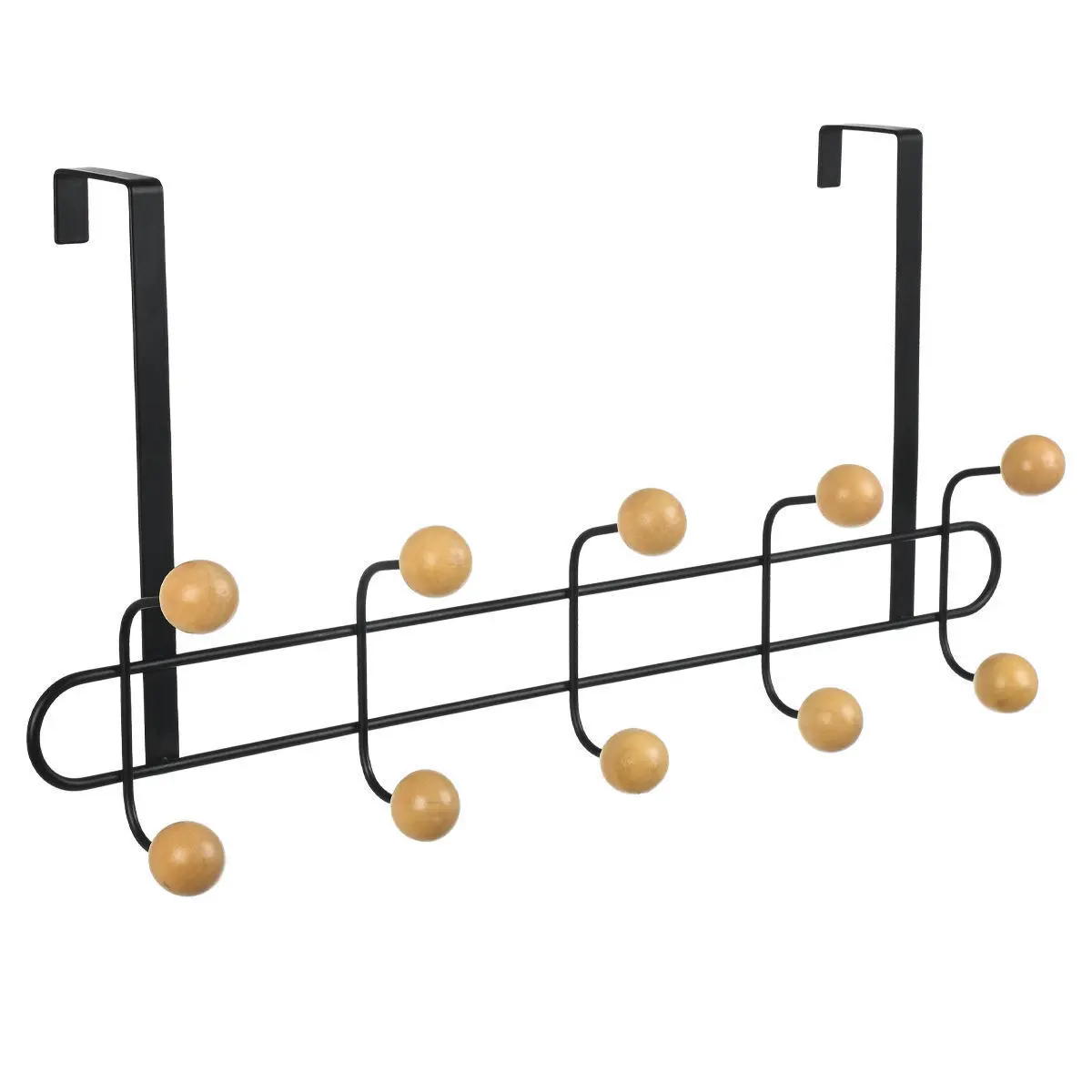 Metallischer Wandhaken mit 10 Haken Homely