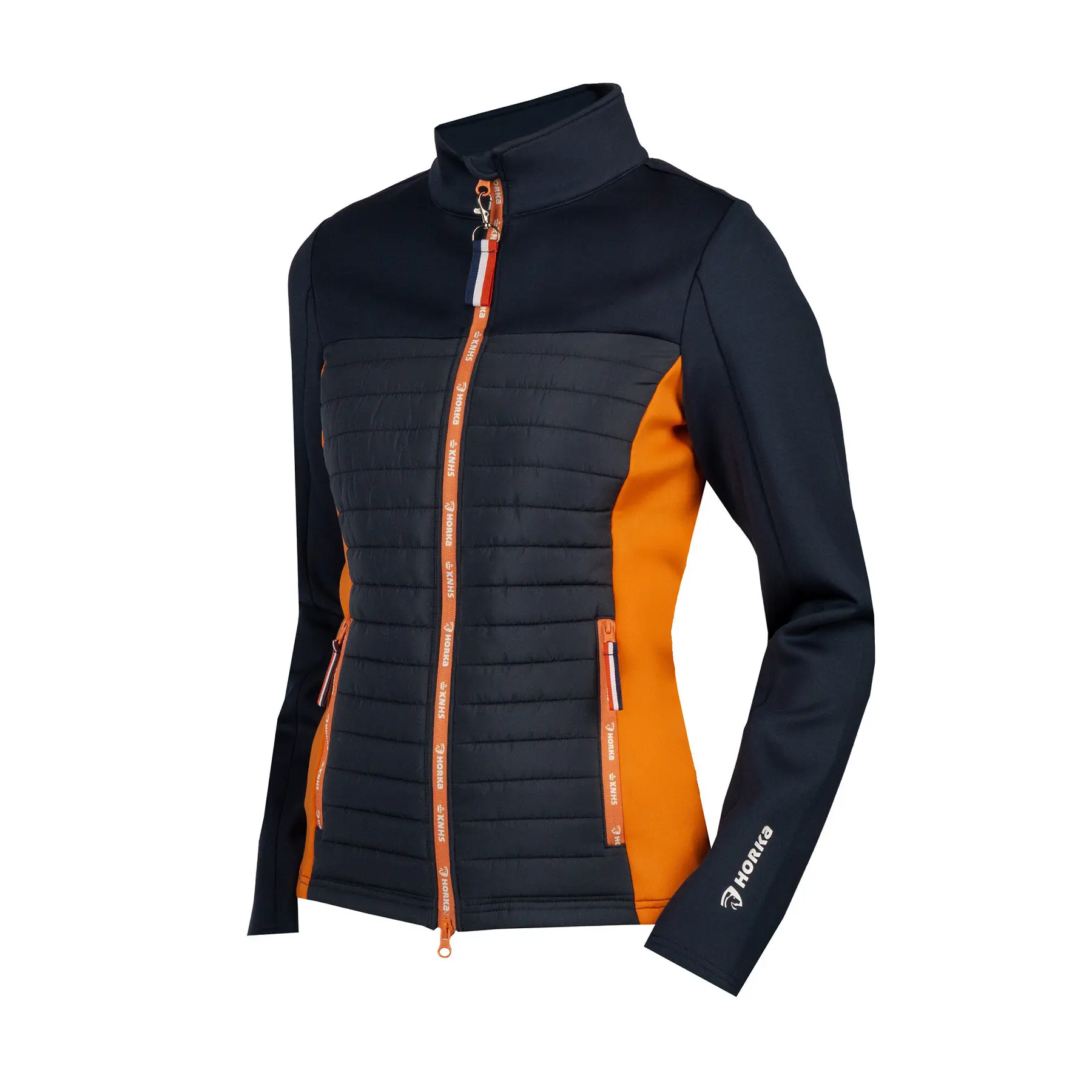 Women's full-zip riding jacket HORKA Polygiene