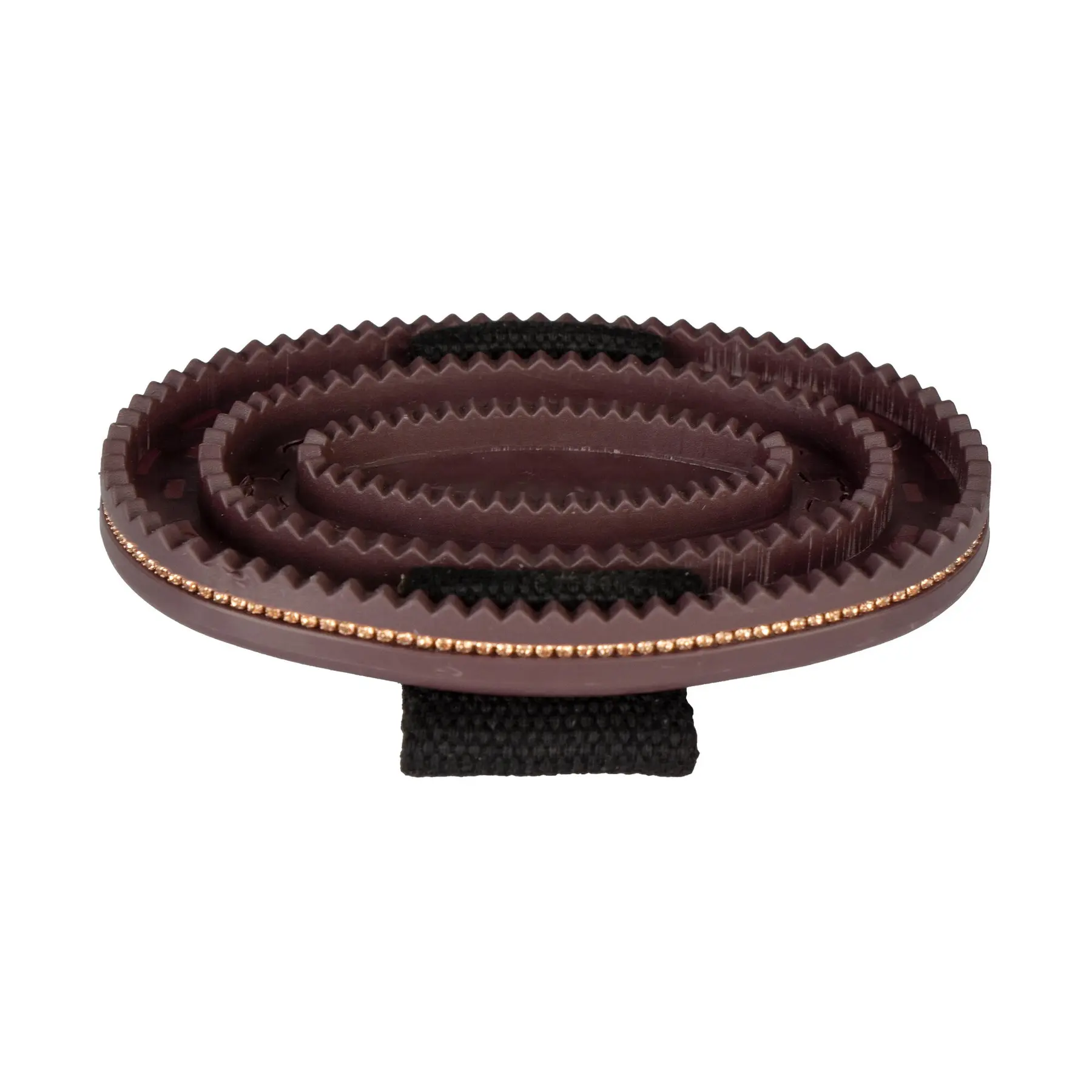 Rubber diamond curry comb HORKA