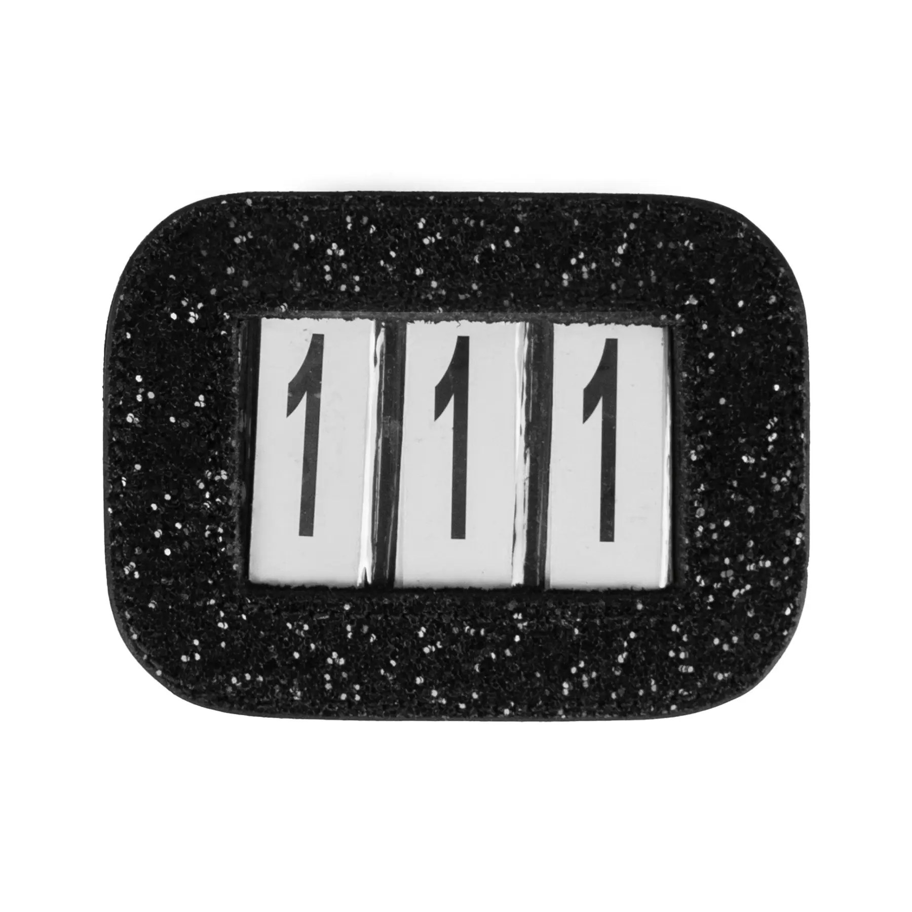 Glitter number door sign HORKA