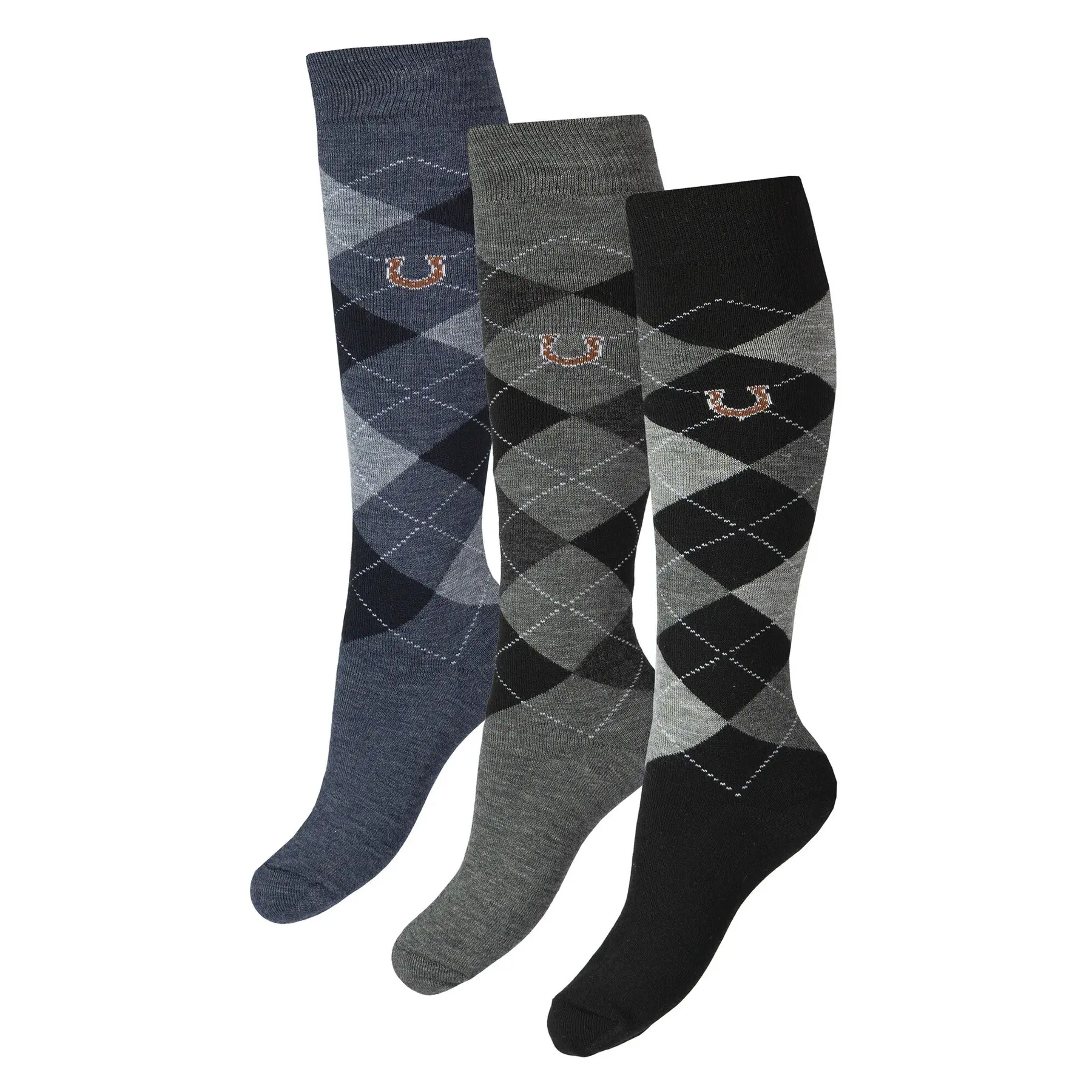 Thermal checked riding socks HORKA (x60)