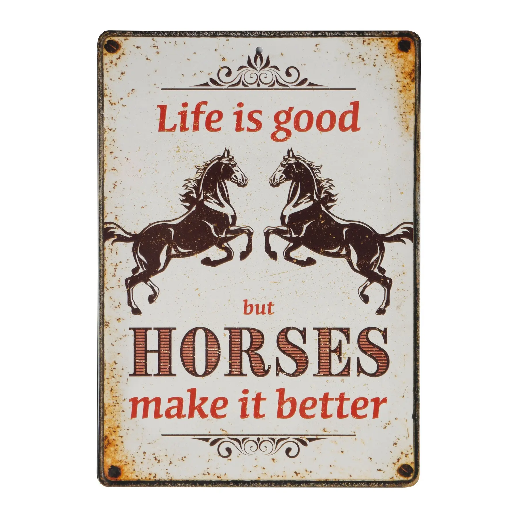 Warning signs Red Horse
