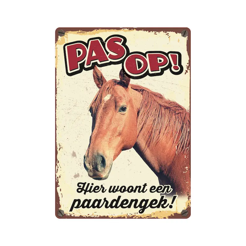Warning signs Red Horse