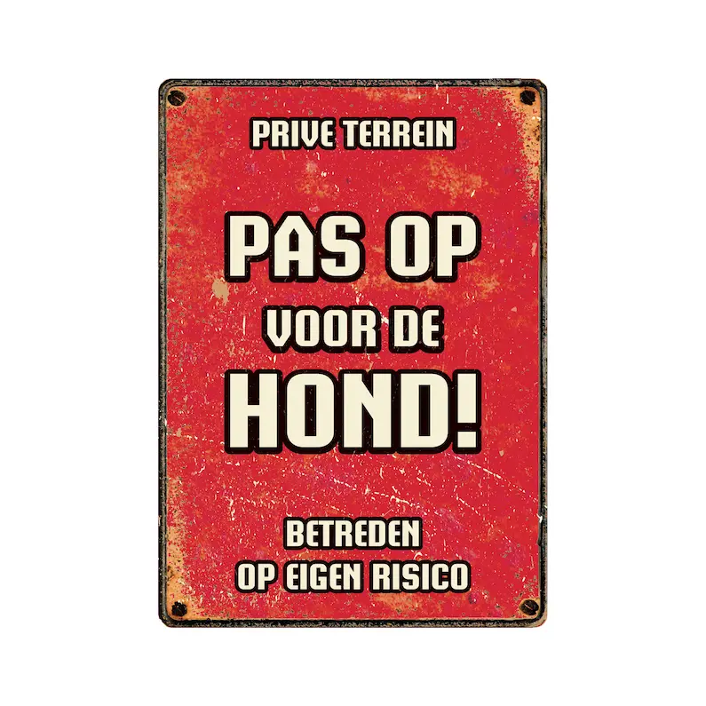Warning signs Red Horse