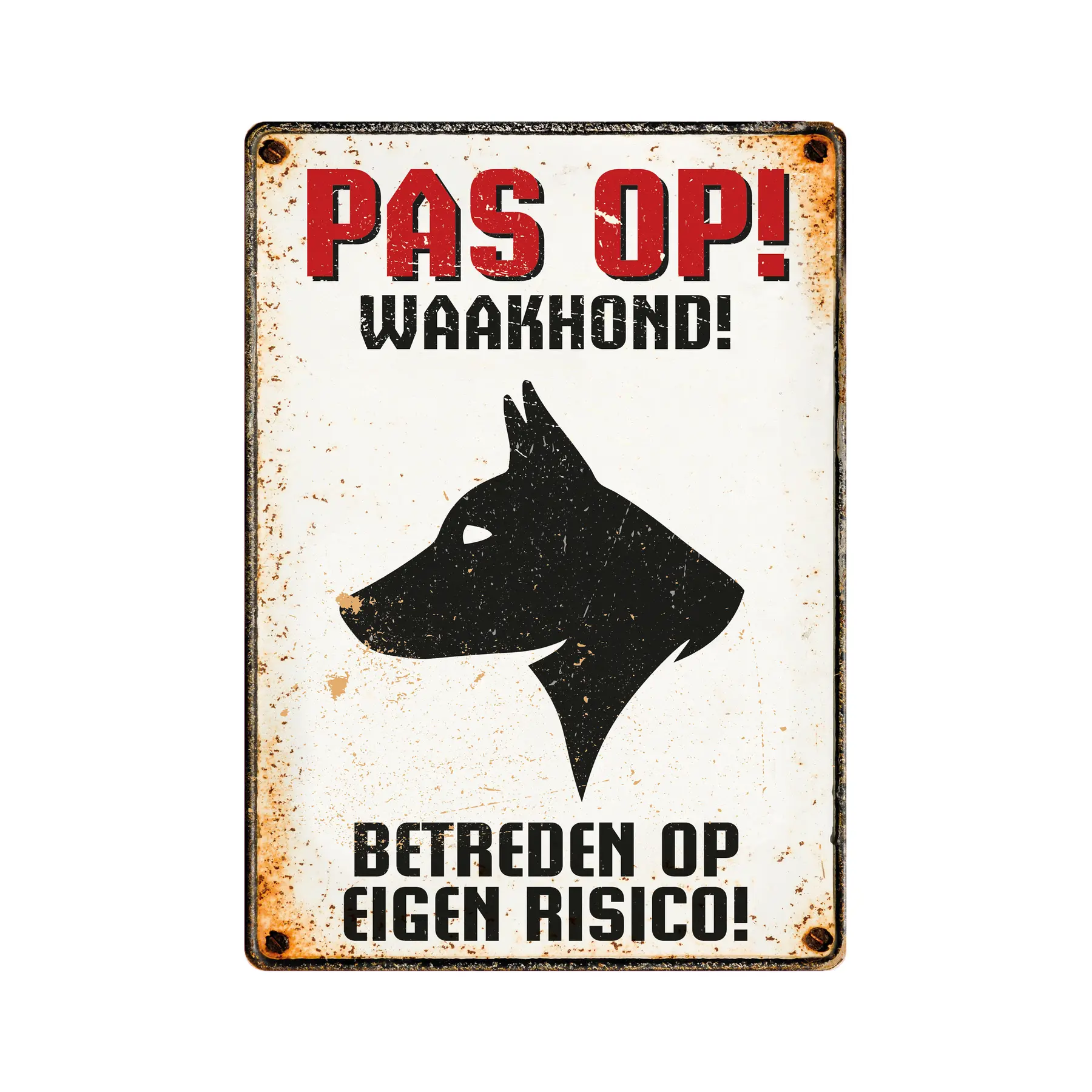 Warning signs Red Horse