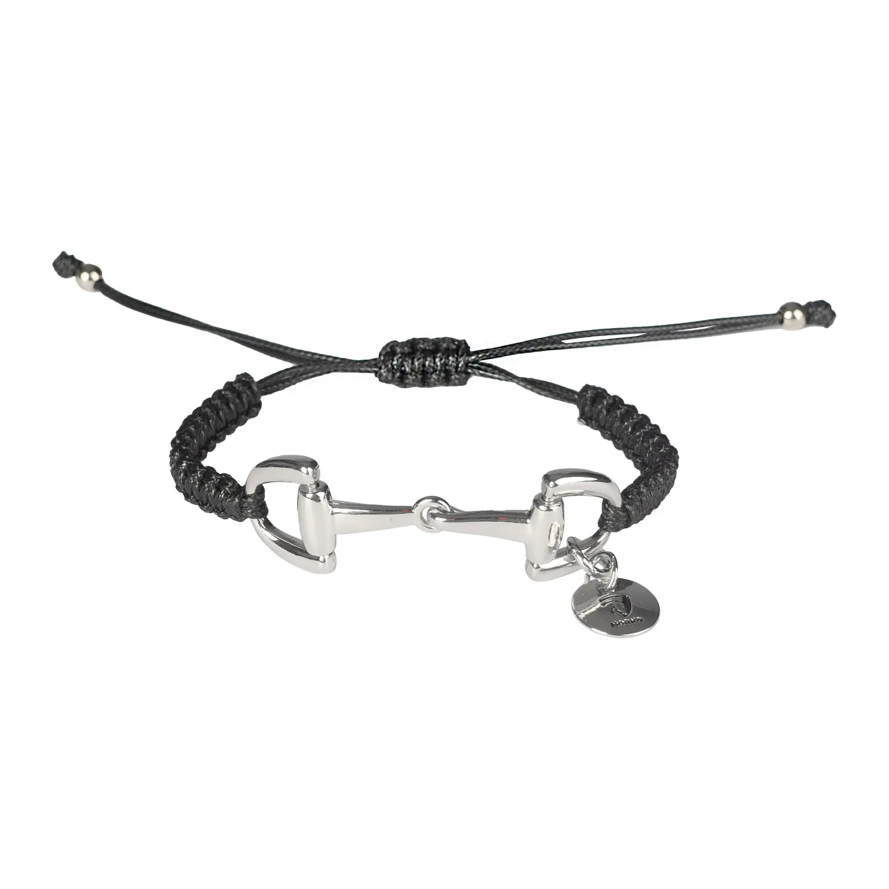 Braided bracelet with bit decoration HORKA