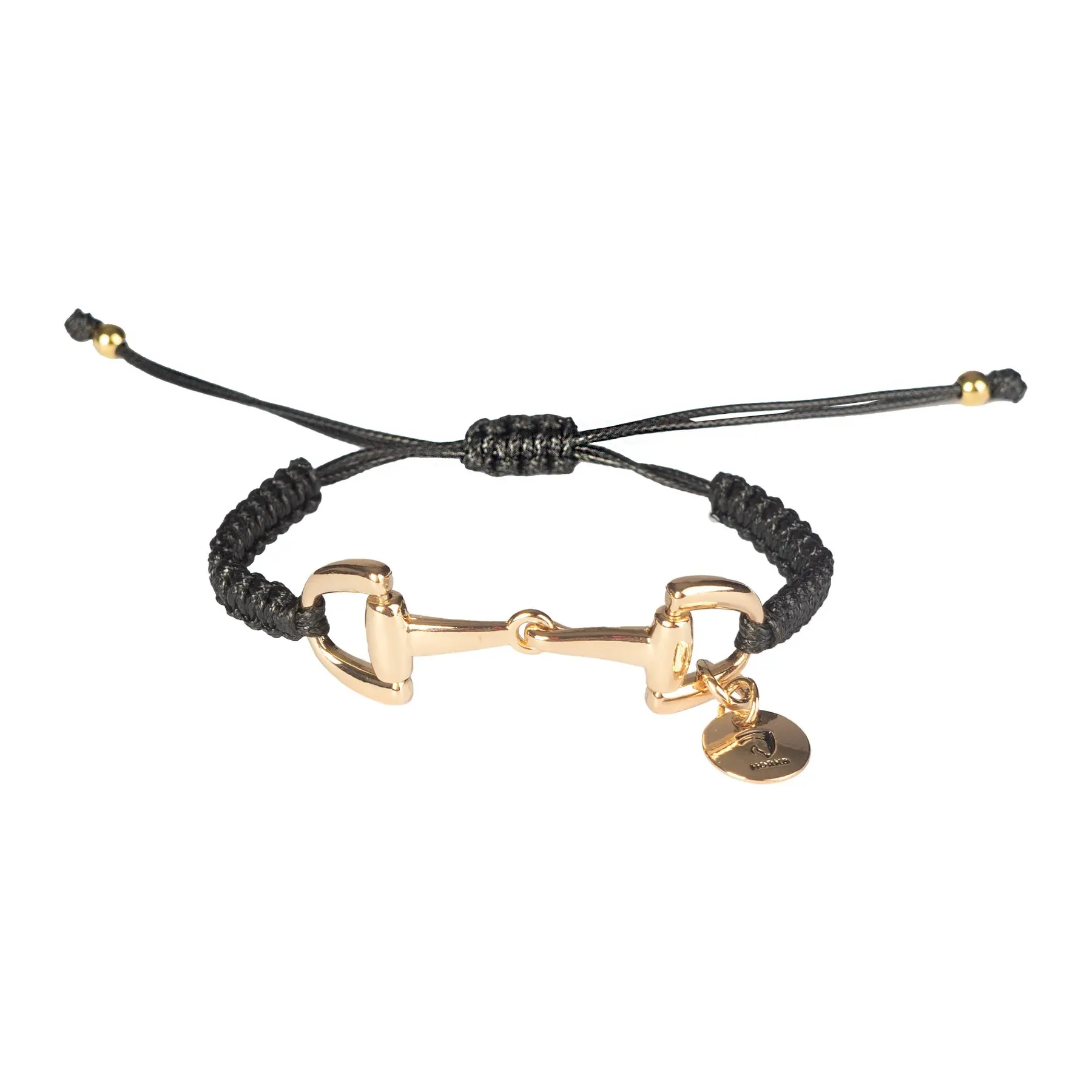 Braided bracelet with bit decoration HORKA