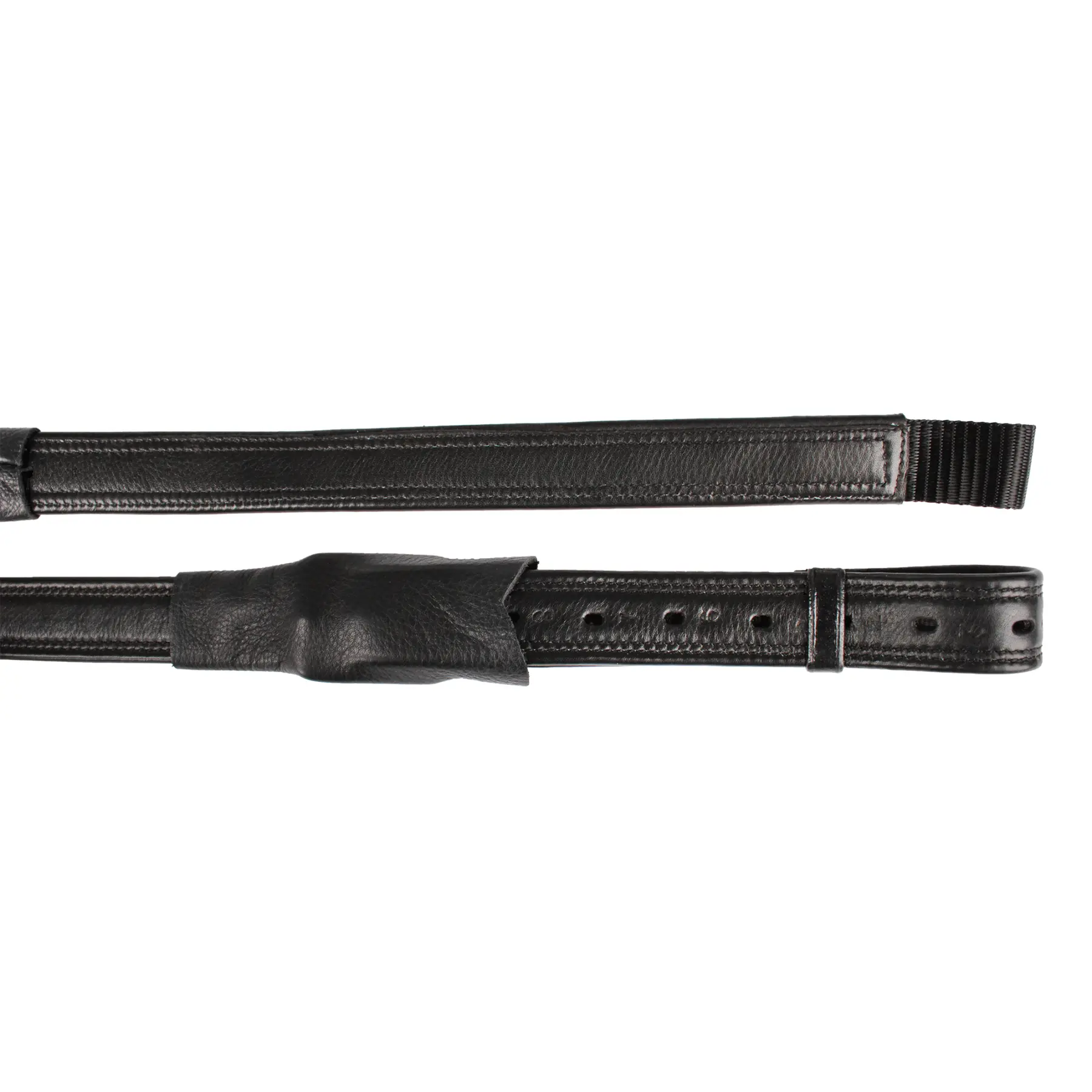 Leder-Trensenzügel mit Nylonkern HORKA
