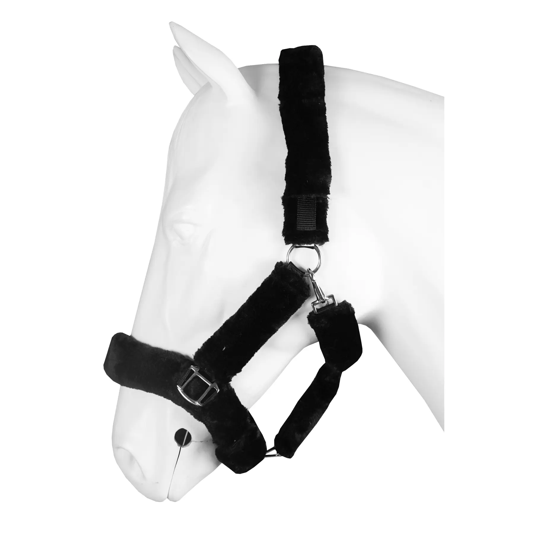 Testa per cavallo con protezione in pelliccia HORKA