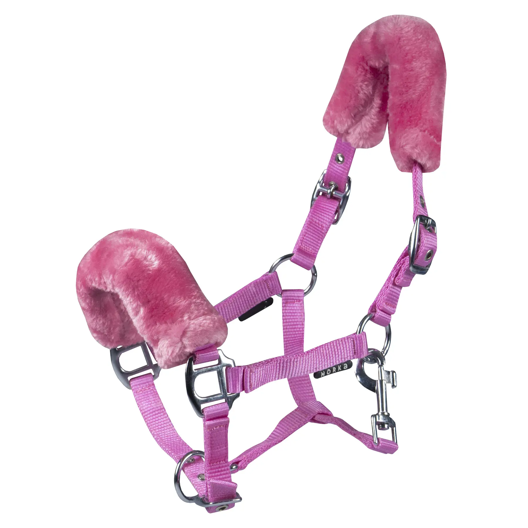 Halter for horse with fur HORKA