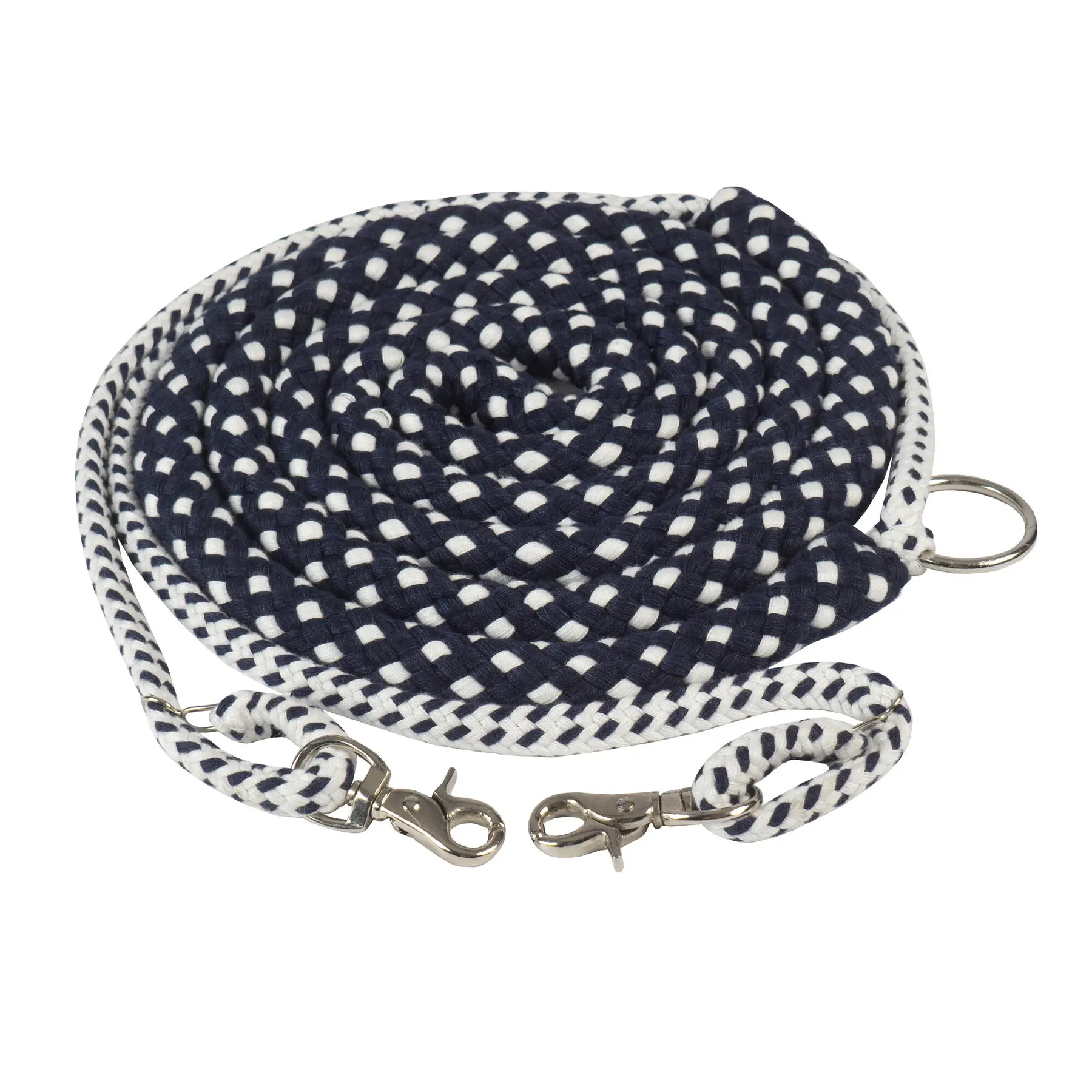 Soft cotton lunge line with extension attachment HORKA