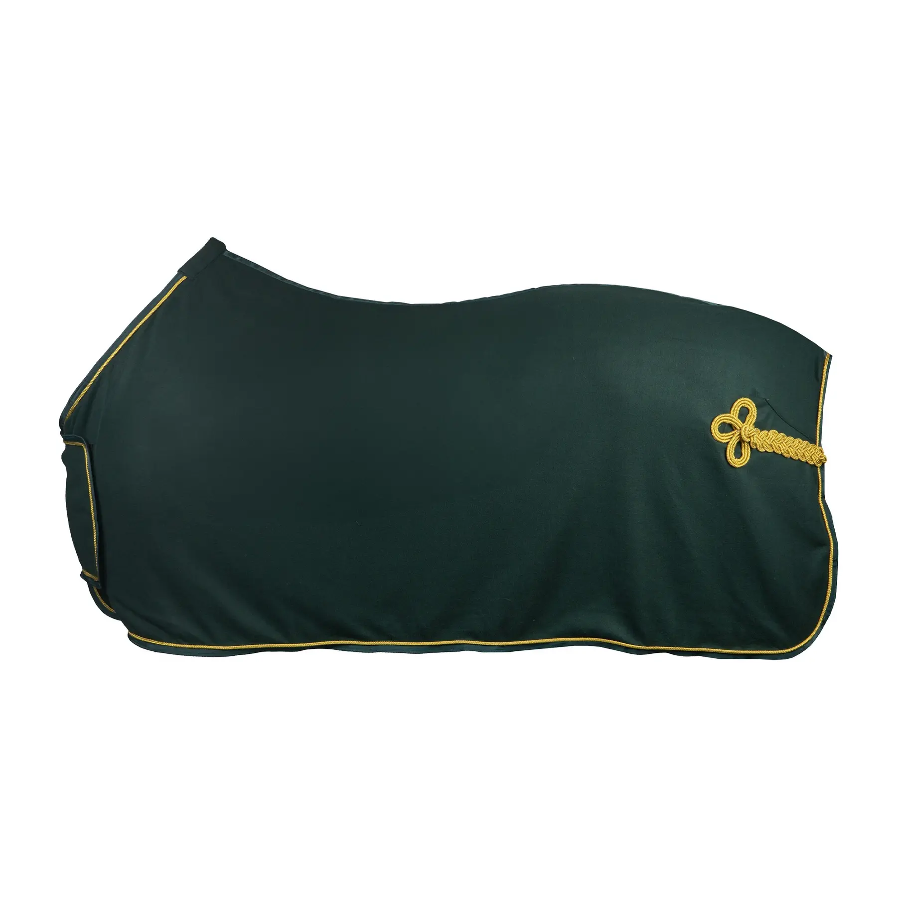 Coperta in pile con patta sul petto e ornamento HORKA