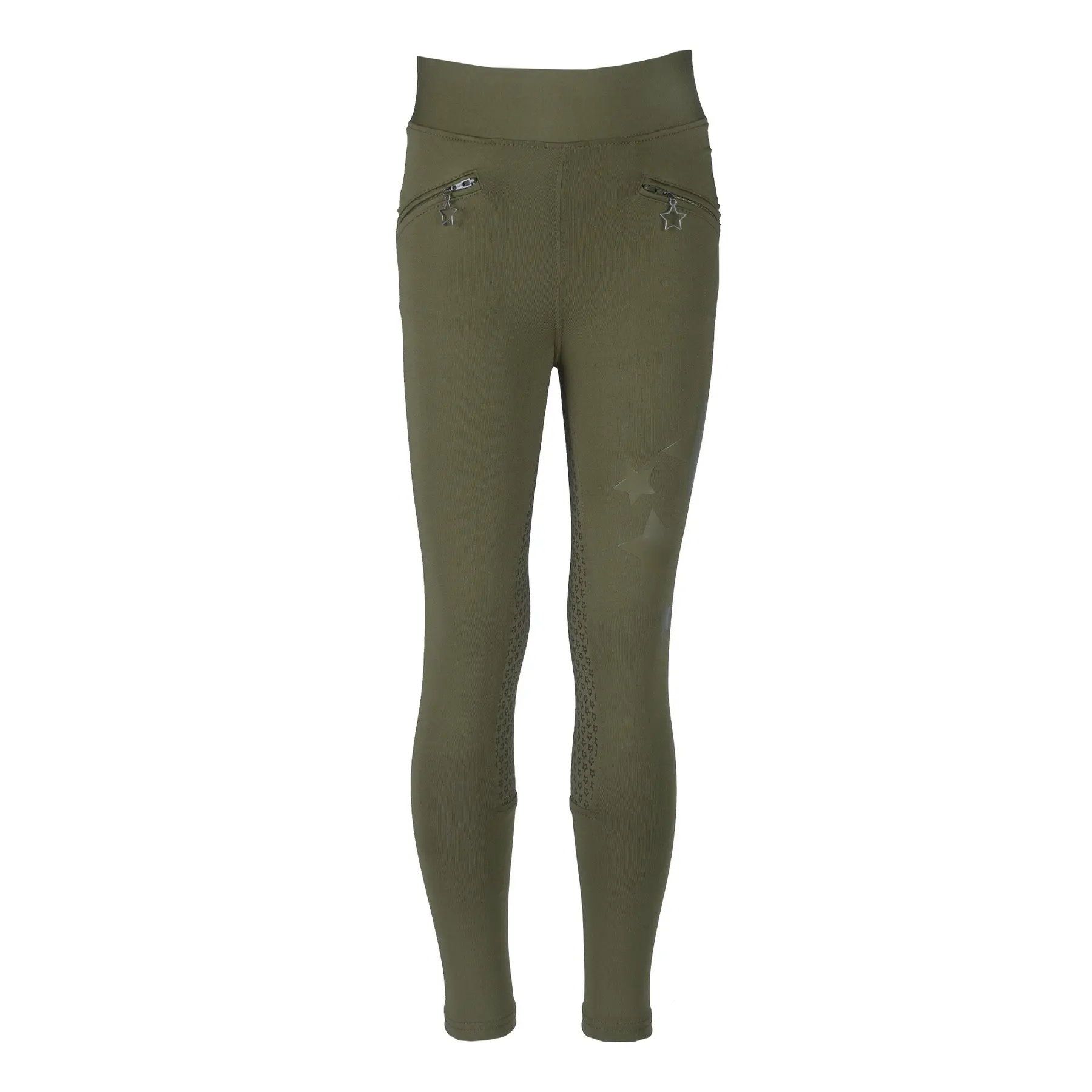 Leggings da equitazione per ragazza full grip Red Horse Khloé