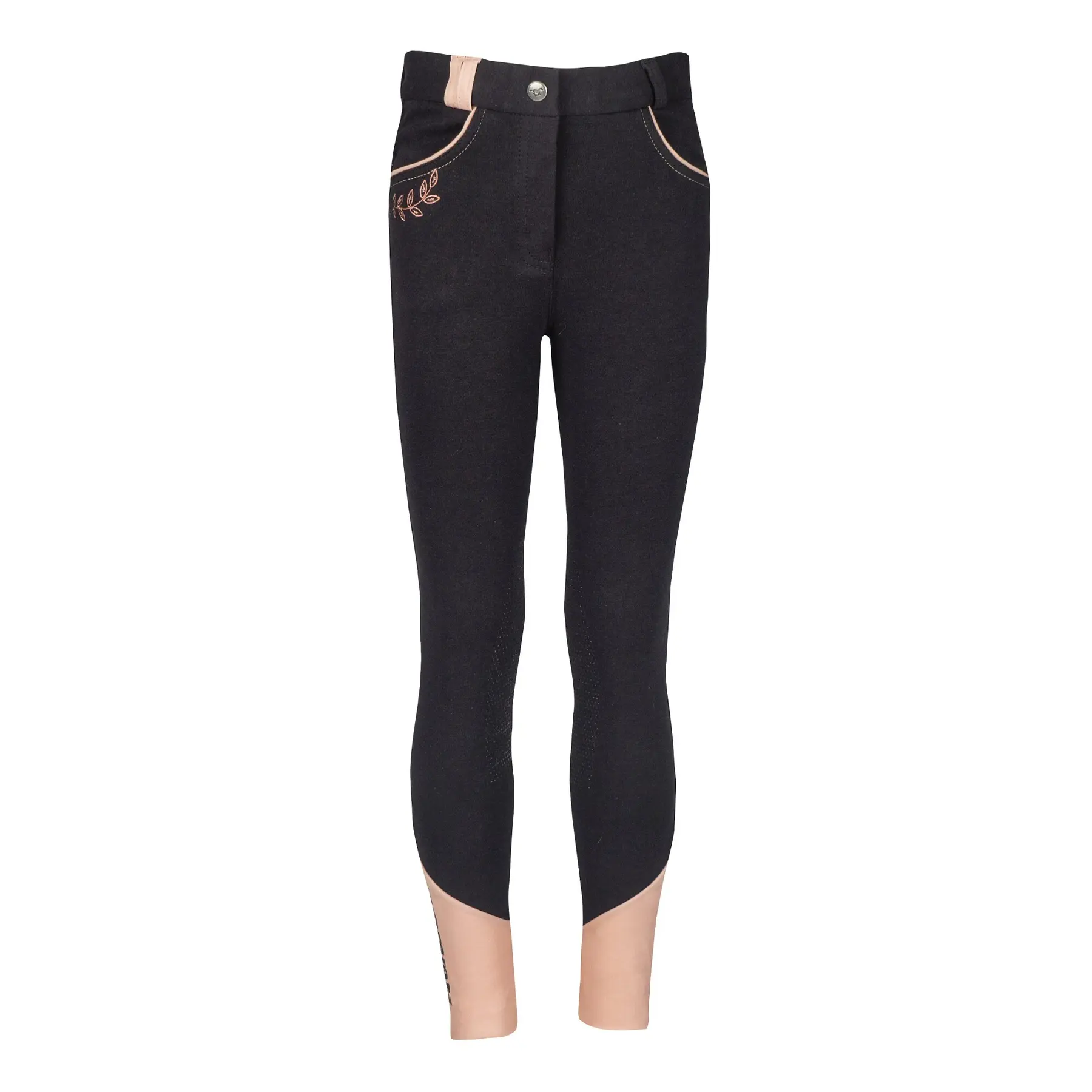 Girl's mid grip riding Trousers Red Horse Tiki SS23