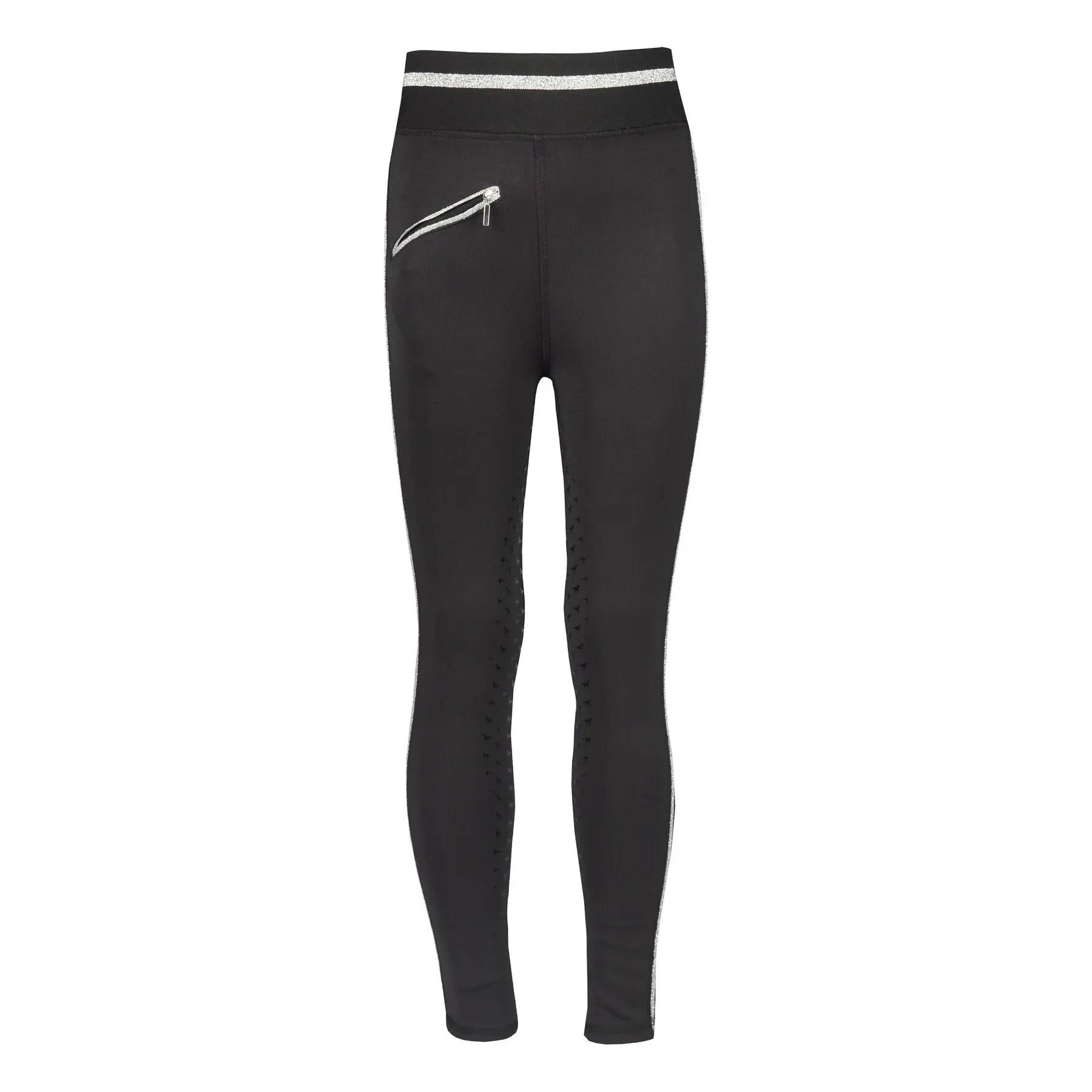 Reitleggins für Mädchen mit Full Grip Red Horse Kaya