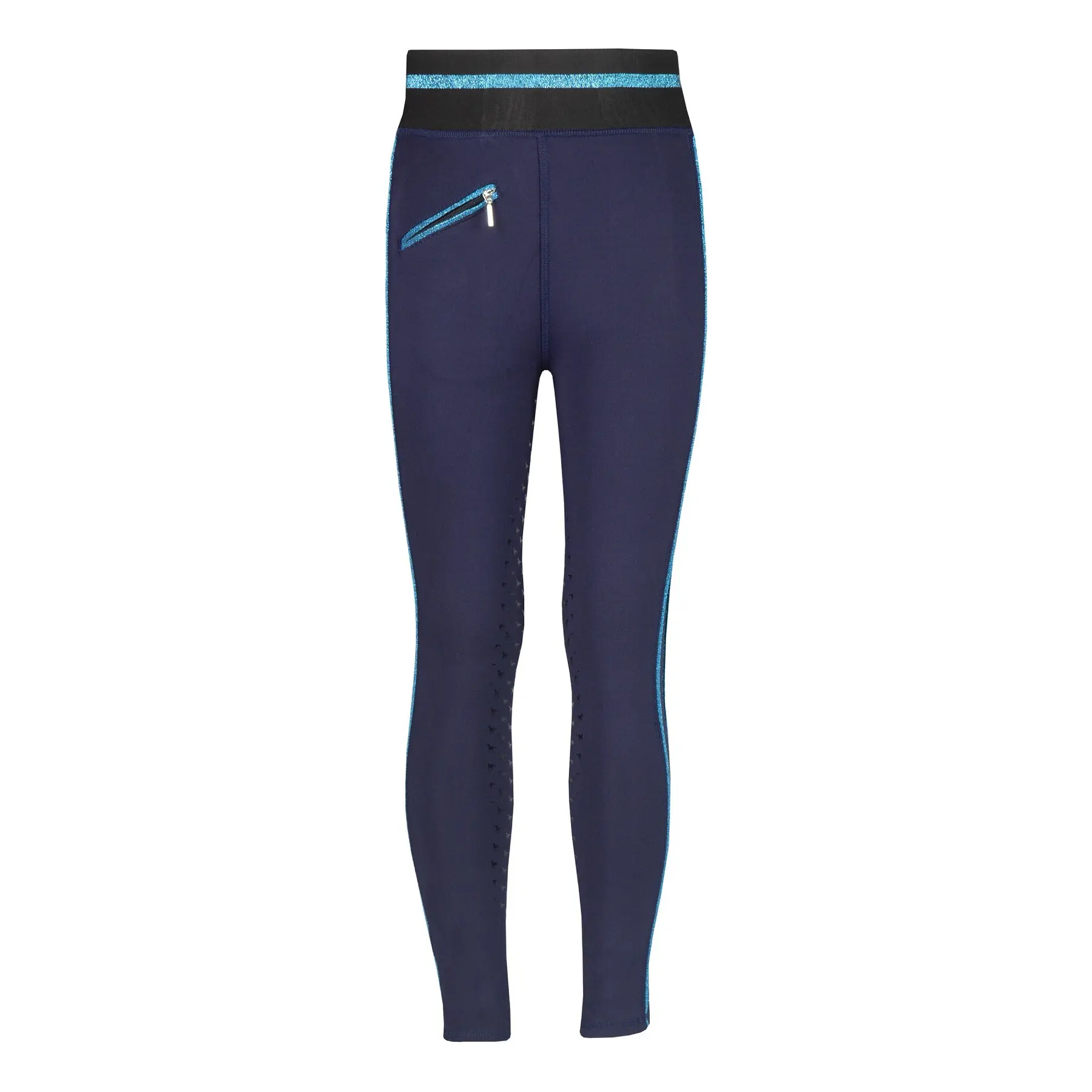 Reitleggins für Mädchen mit Full Grip Red Horse Kaya