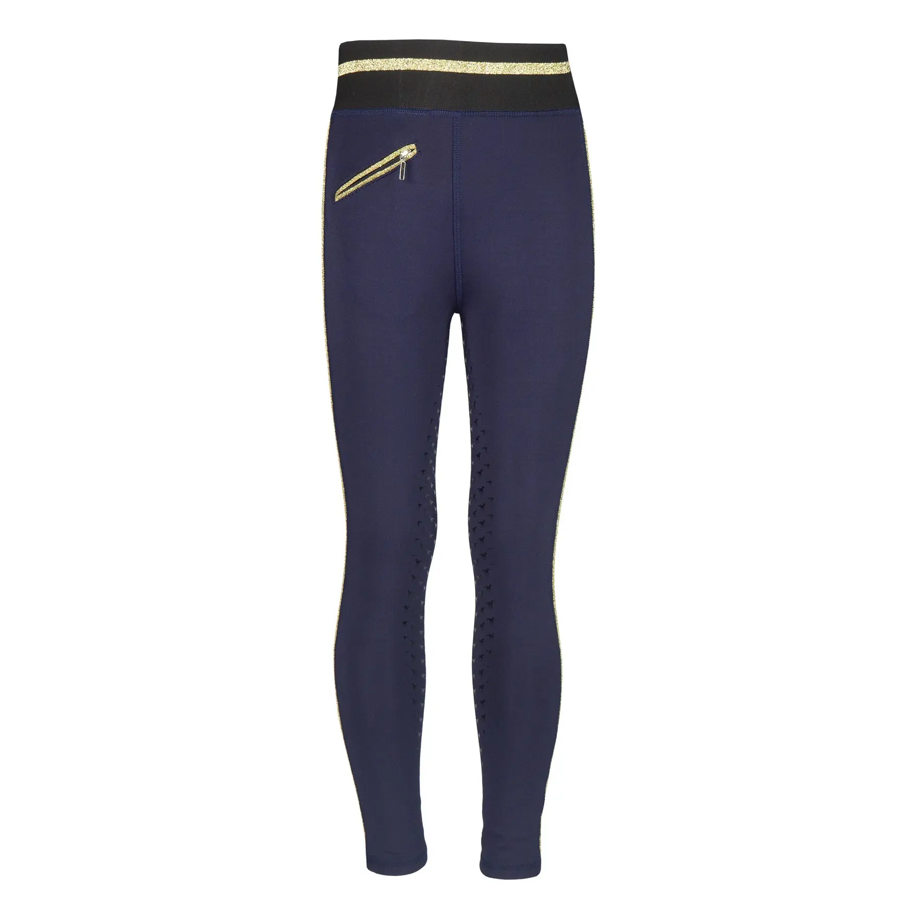 Reitleggins für Mädchen mit Full Grip Red Horse Kaya