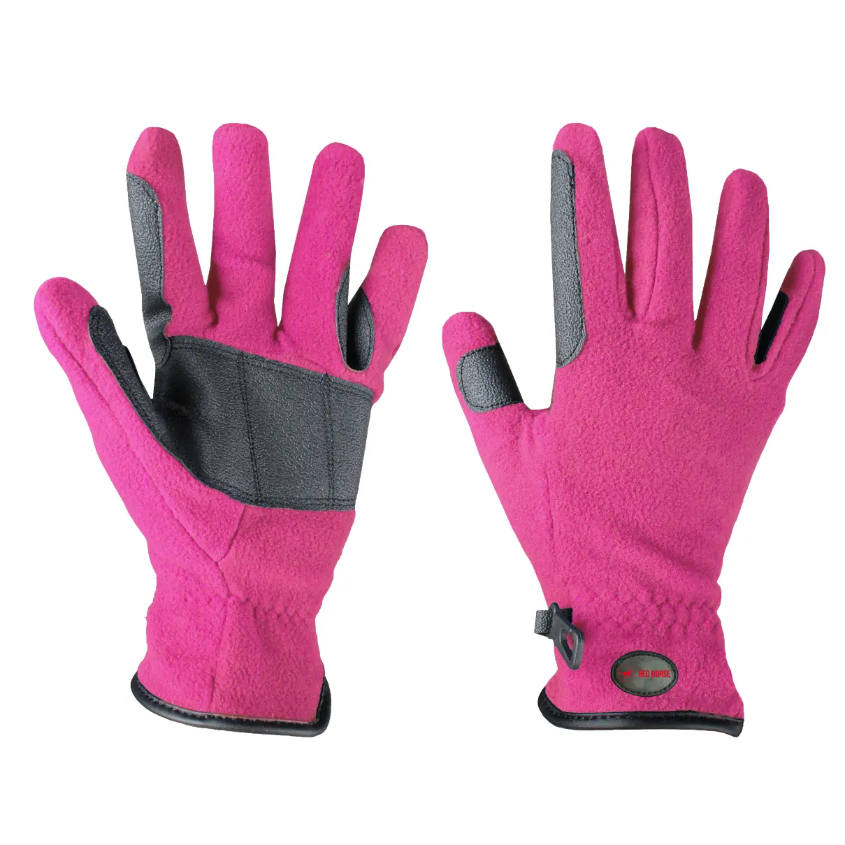 Fleece gloves Red Horse