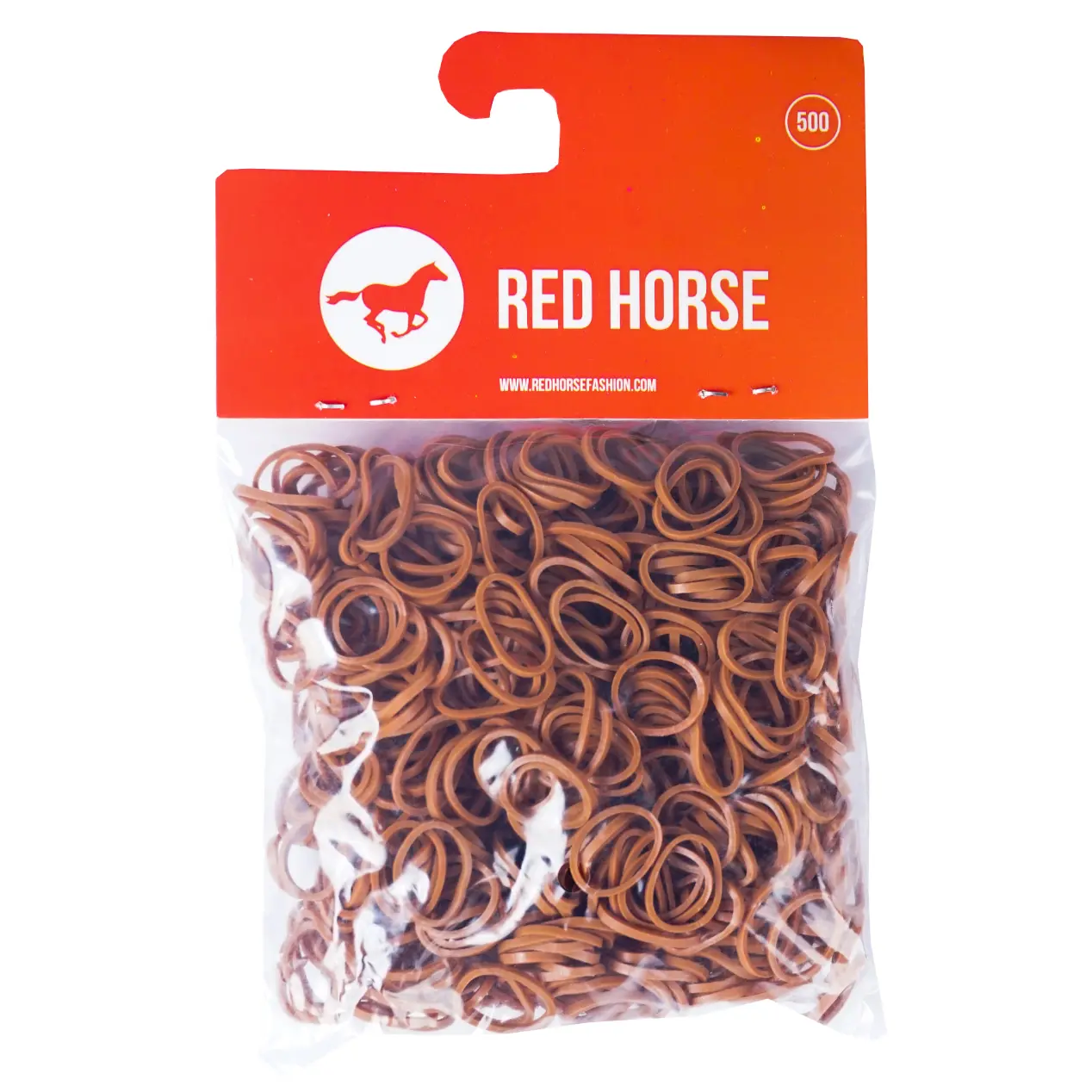 Mane braid elastic bands Red Horse