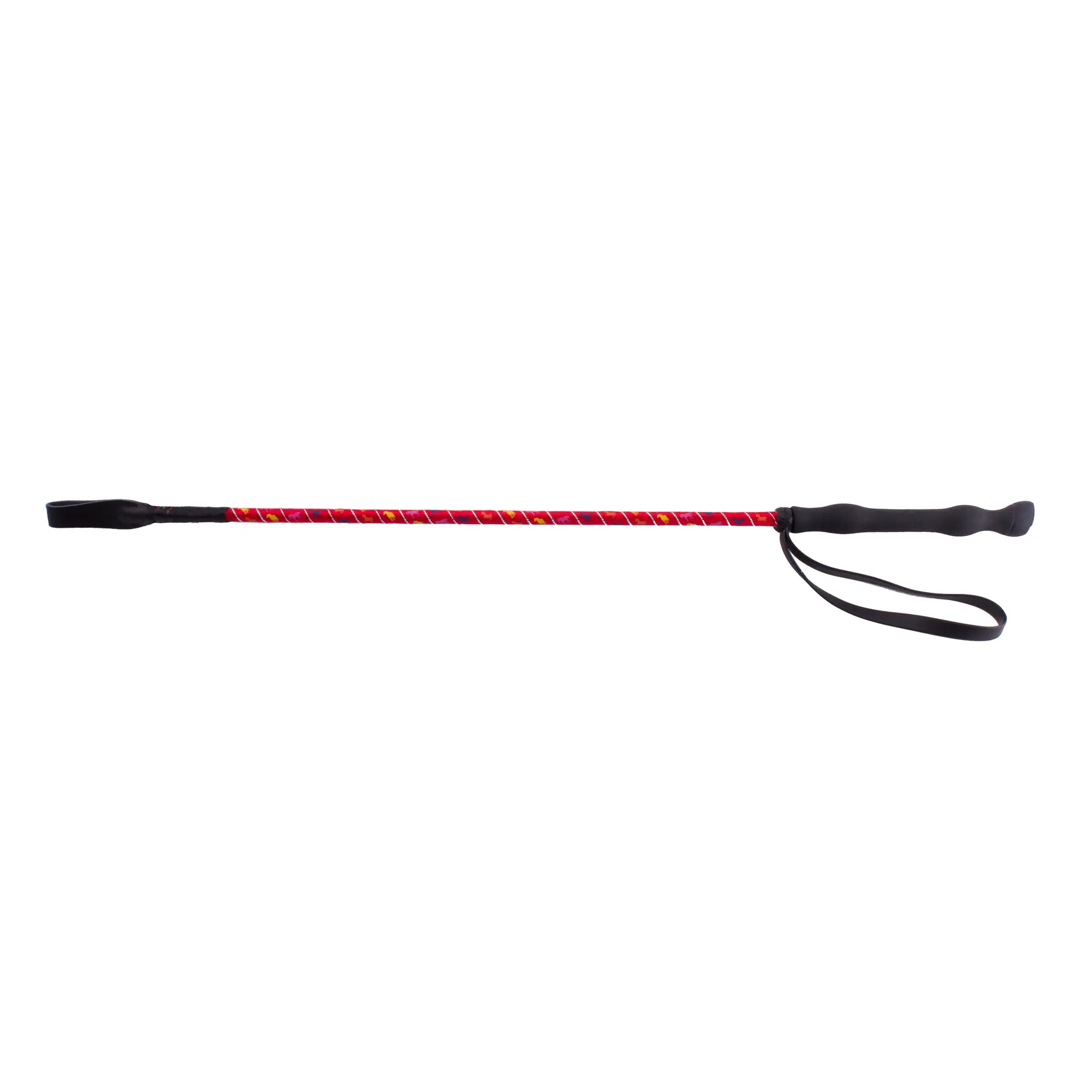 Printed horse whip Red Horse