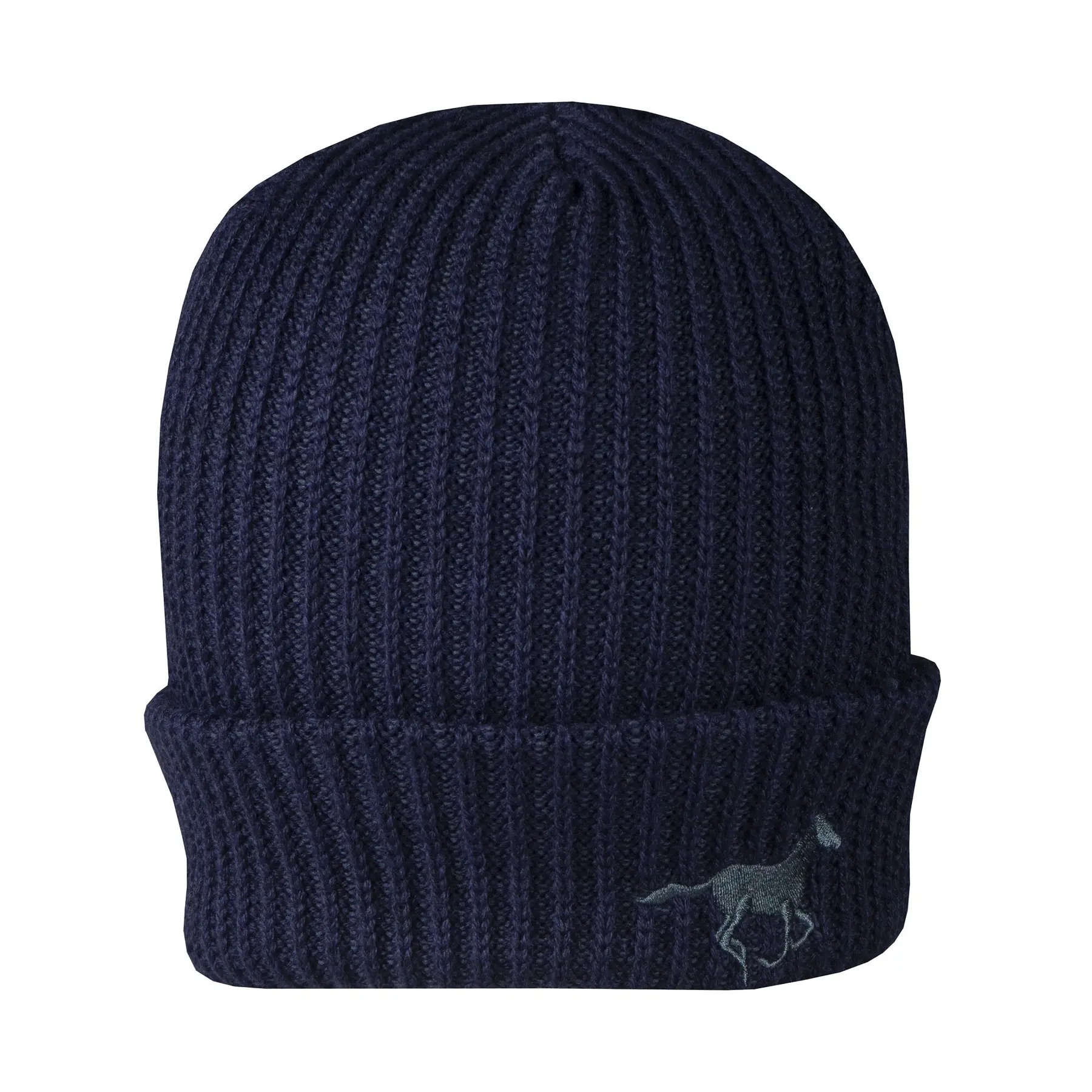 Children's knitted hat Red Horse