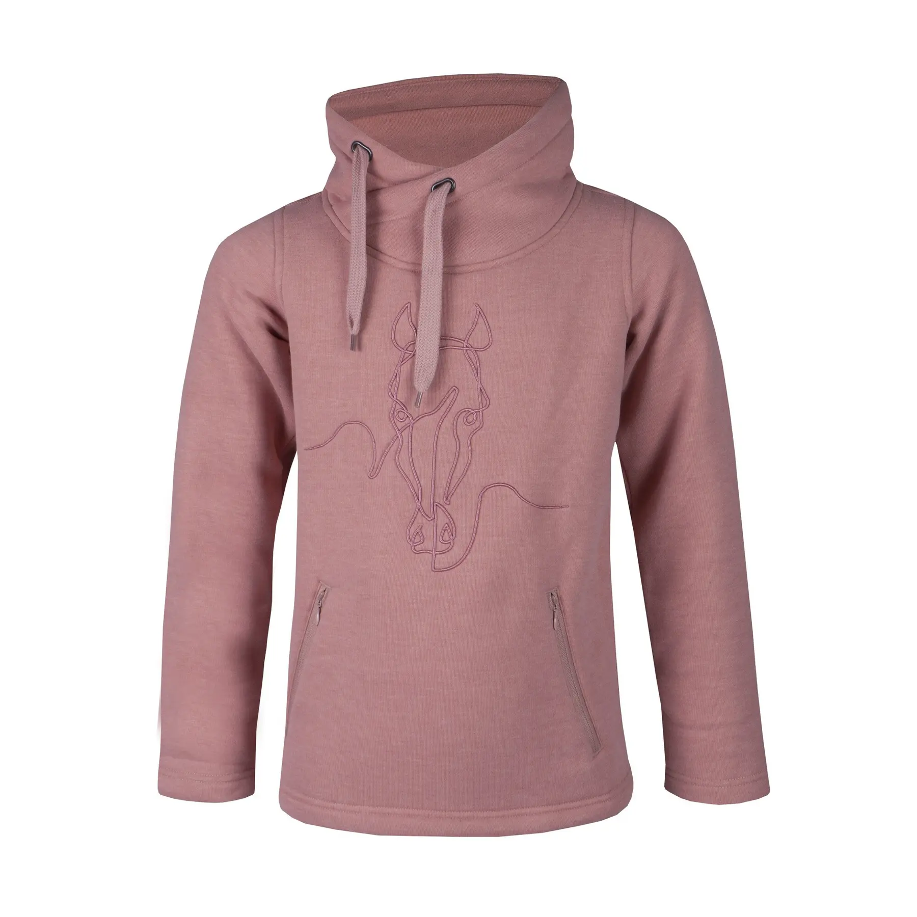 Sweatshirt Reiten Mädchen Red Horse Cozy