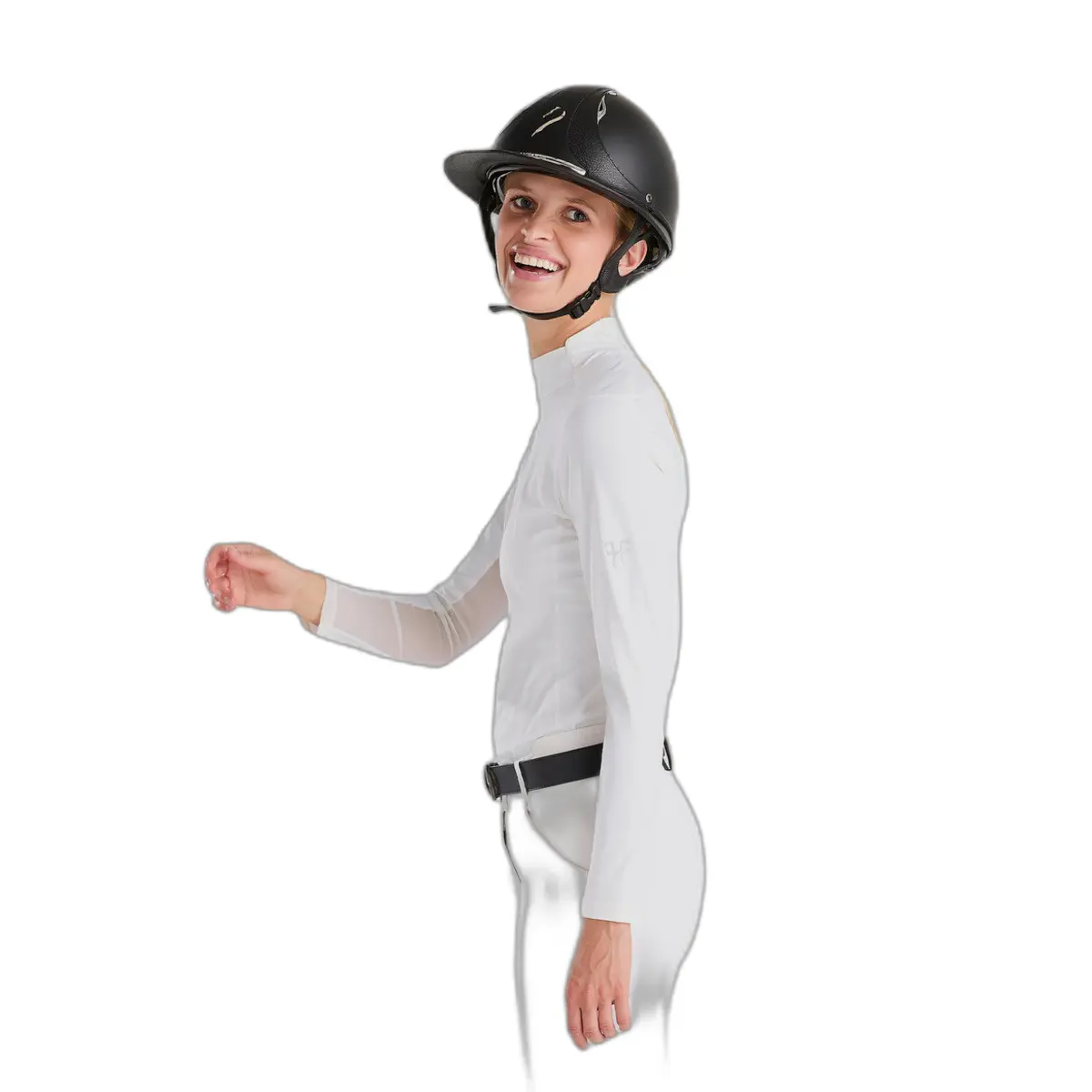 T-shirt equitazione a maniche lunghe da donna Horse Pilot Flow
