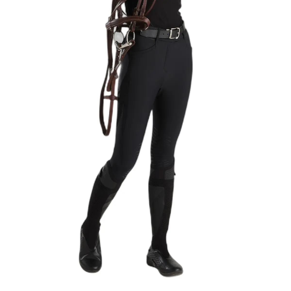 Pantaloni da equitazione mid grip slim e ergonomici da donna Horse Pilot X perform Iconic