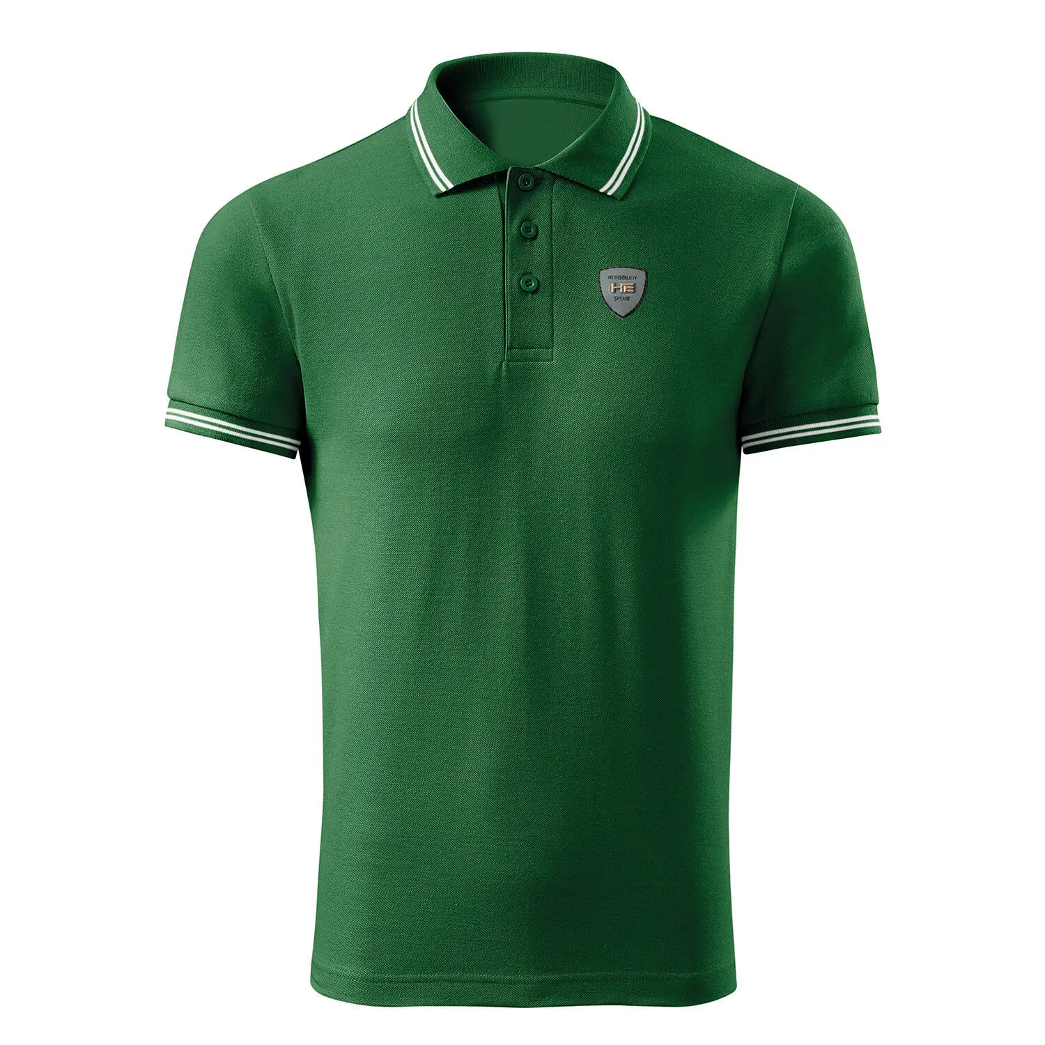 Reit-Poloshirt Horsenjoy Sport Focus