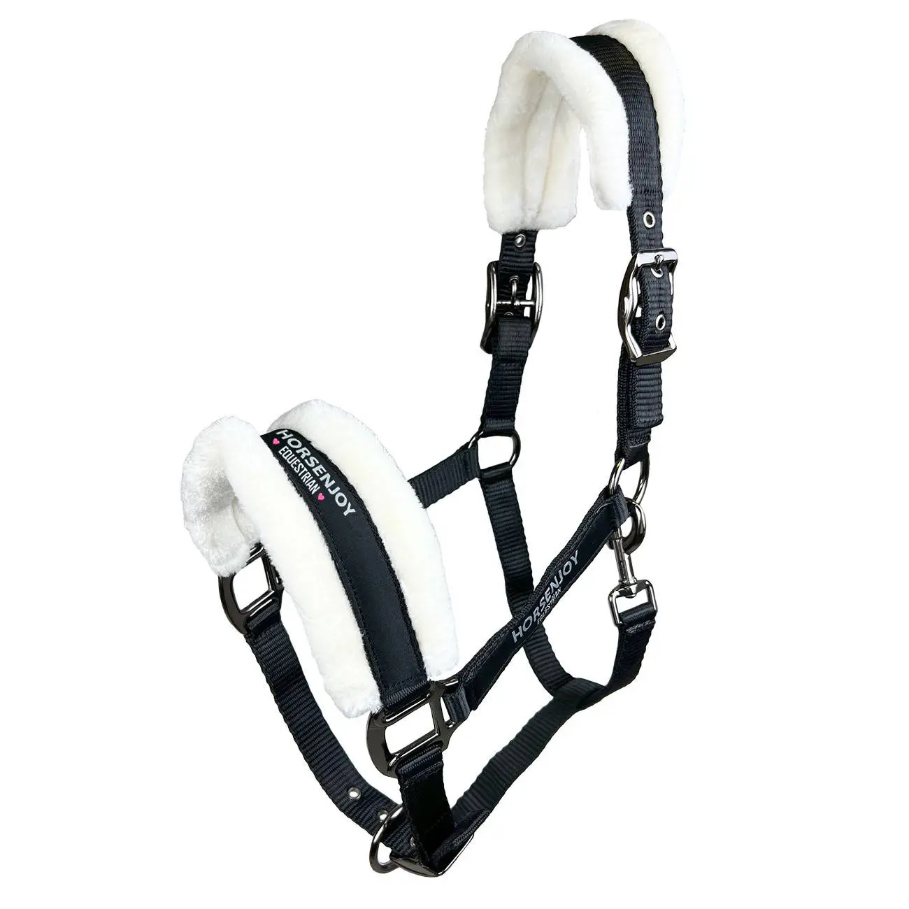 Nylon horse halter Horsenjoy Chantal