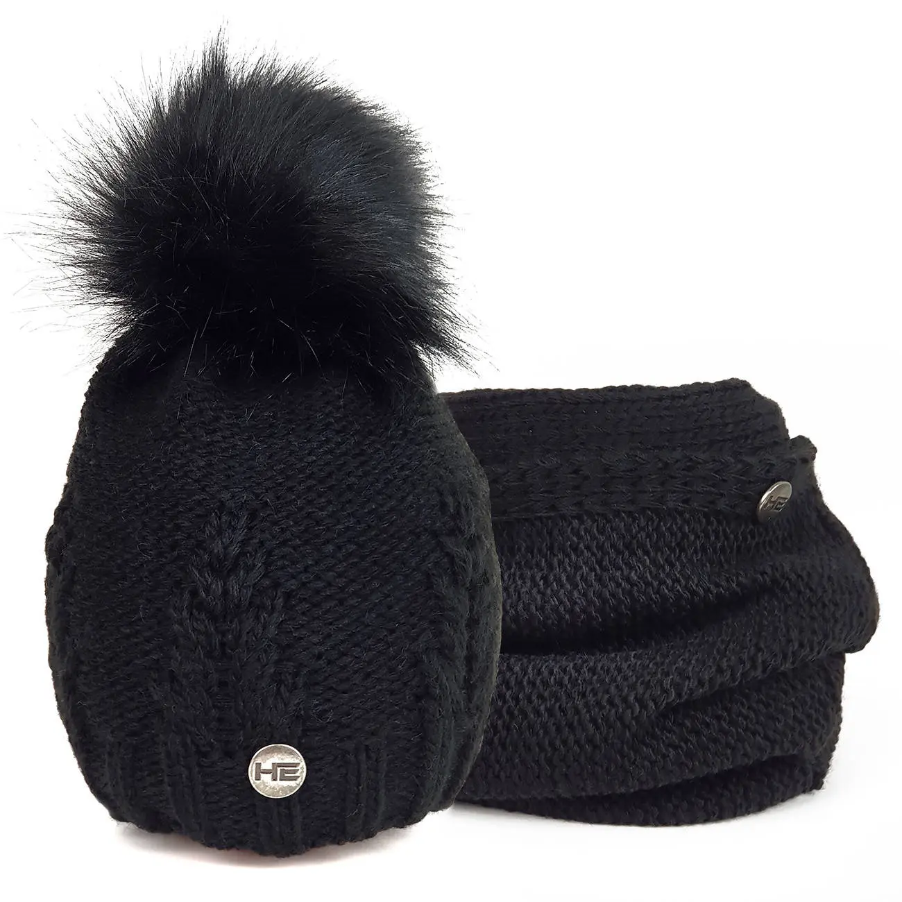 Women's Winter Hat and Scarf Horsenjoy Estera