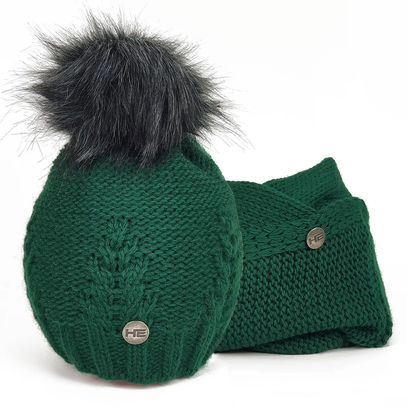 Women's Winter Hat and Scarf Horsenjoy Estera