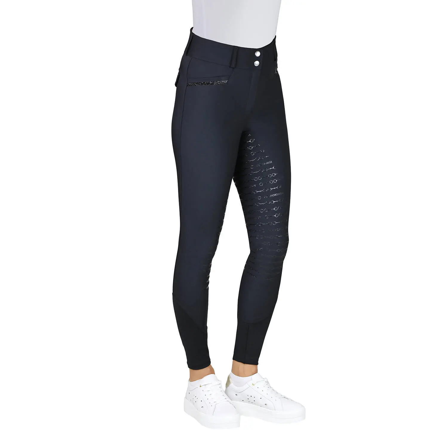 Turnierhose Full Grip Mädchen Horsenjoy Prima
