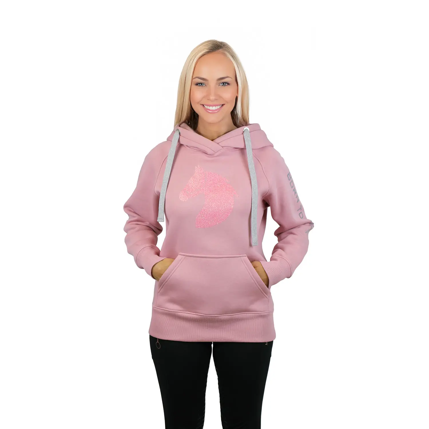 Hoodie Damen Horsenjoy Born To Ride