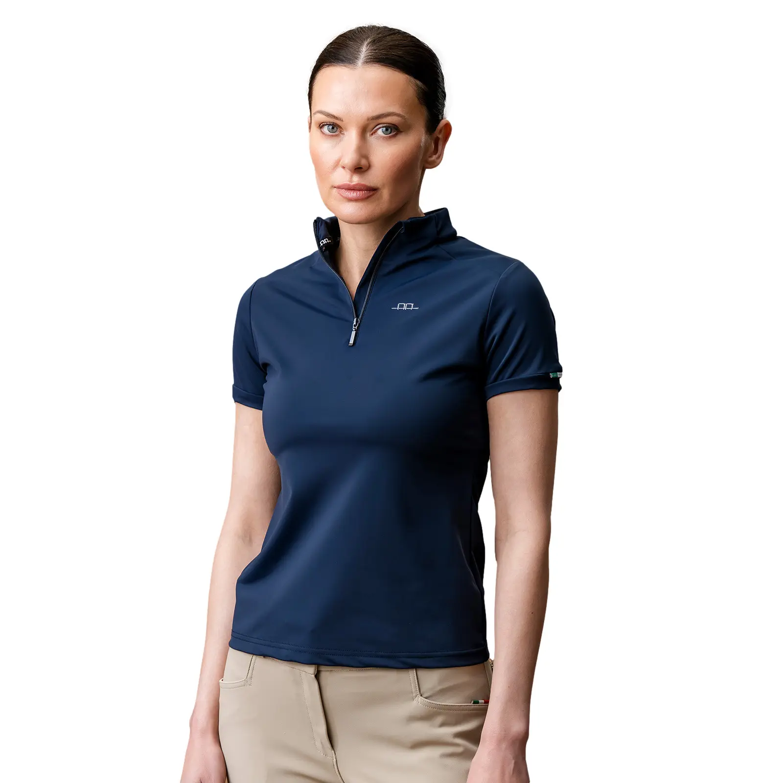 T-shirt 1/4 zip femme Horseware Gia Tech