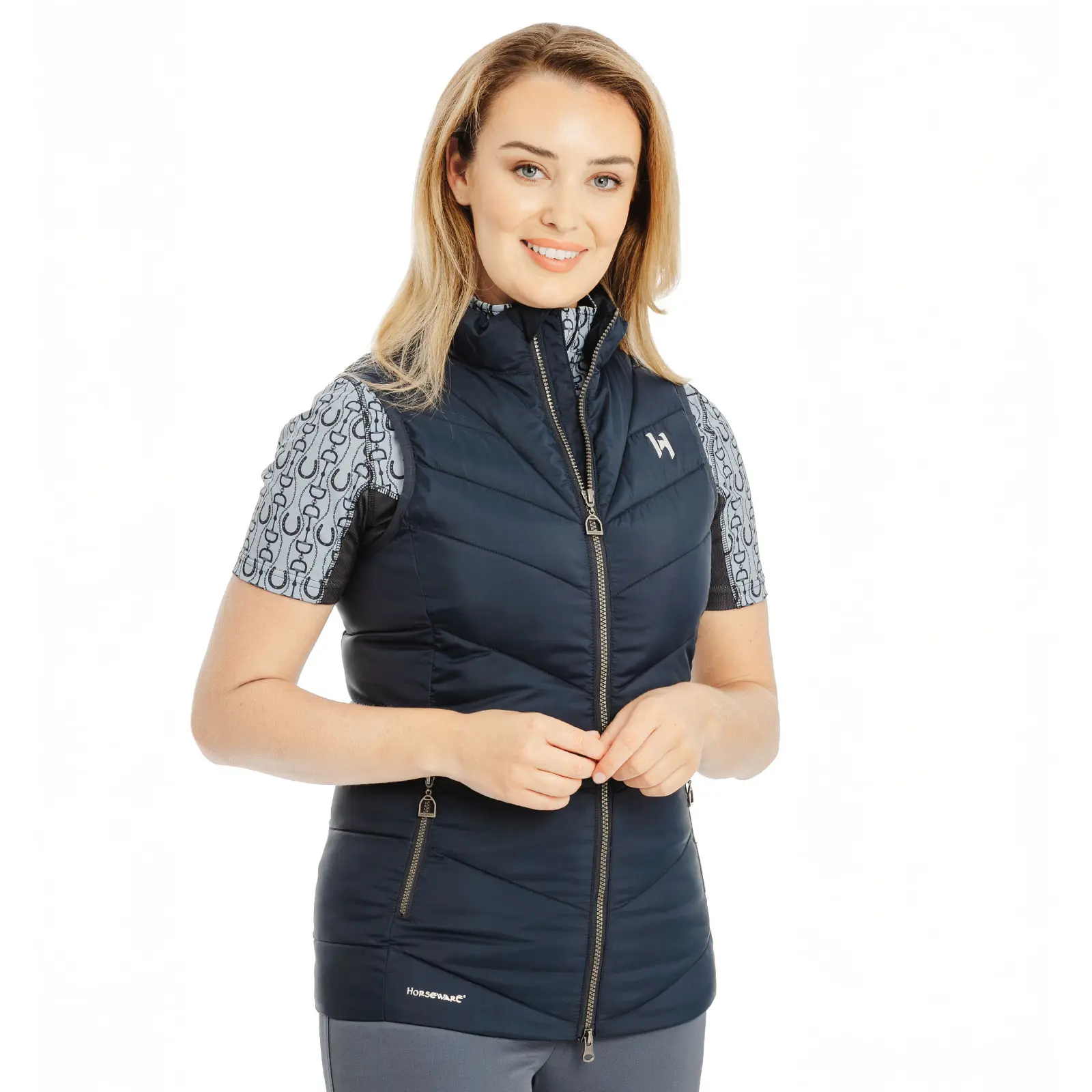 Mouwloze paardrijjas voor dames Horseware Stride