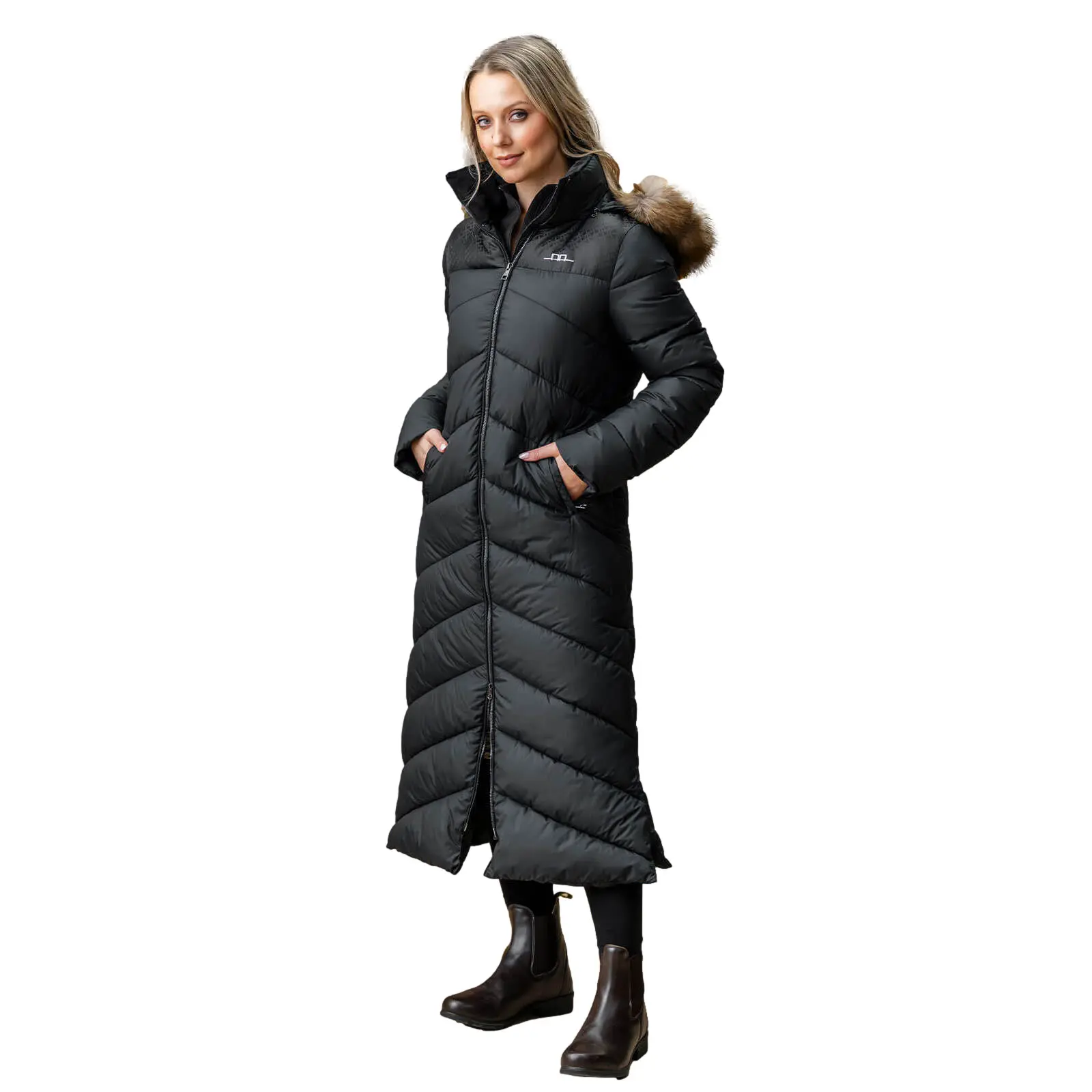 Lange Daunenjacke Damen Horseware AA Nivia
