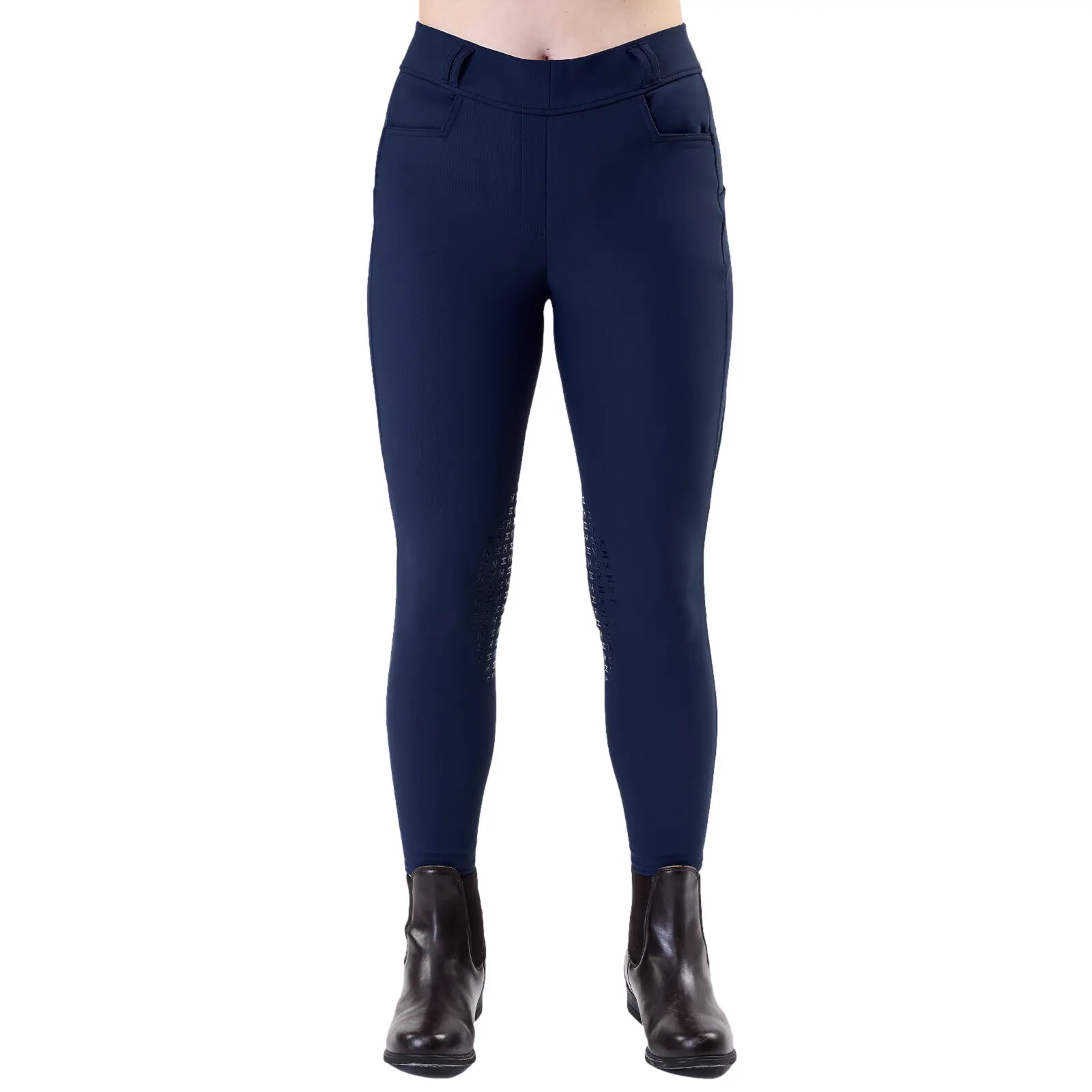 Women's mid grip riding leggings Horseware Easefit Hybid