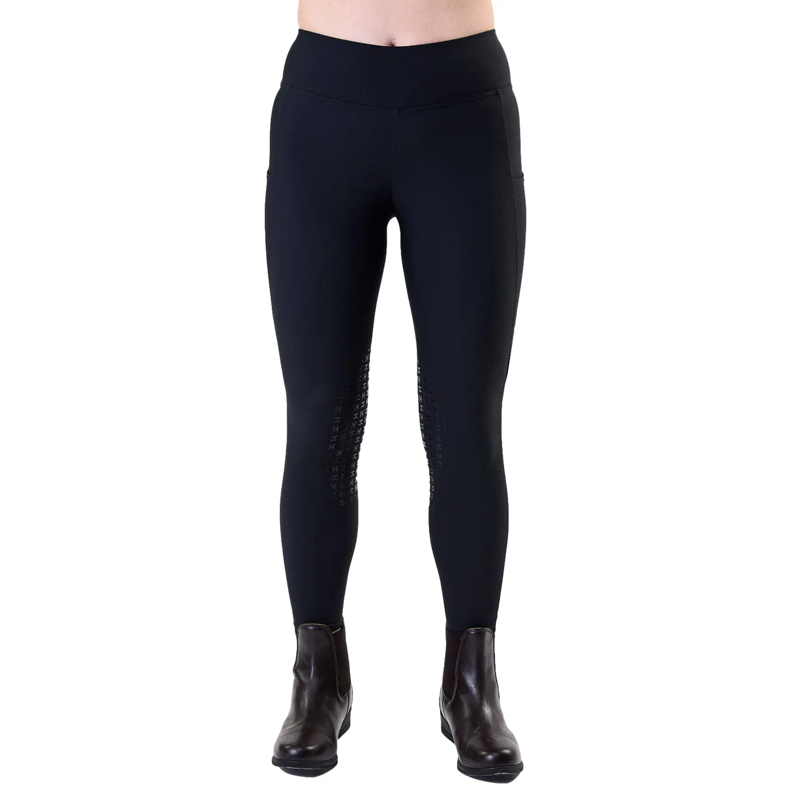 Reitleggings mid grip Damen Horseware Optifit