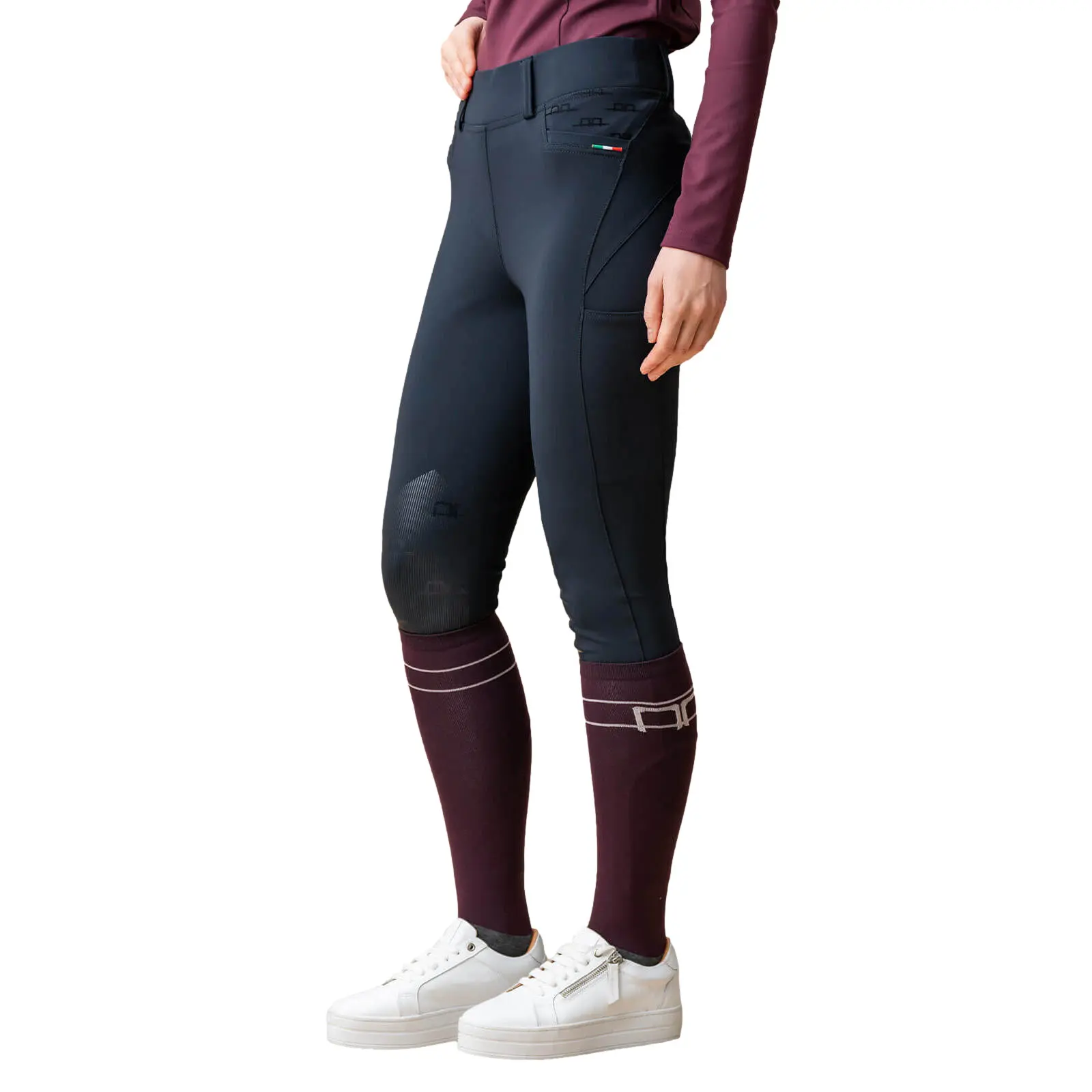 Reithleggings Mid Grip Damen gebürstet Horseware Fina Alessandro Albanese