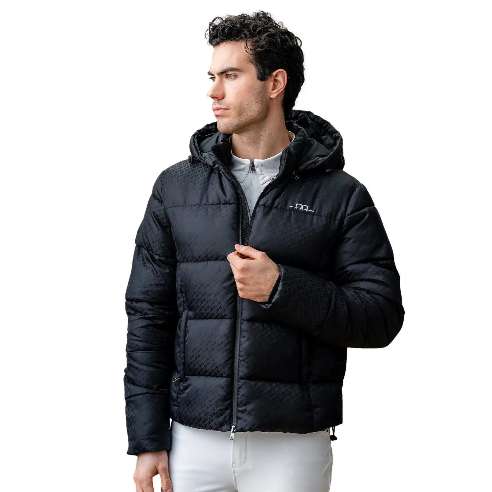 Hooded equestrian padded jacket Horseware Quilo Alessandro Albanese®