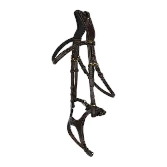 Anatomical horse bridles with embroidery Horze Peckham